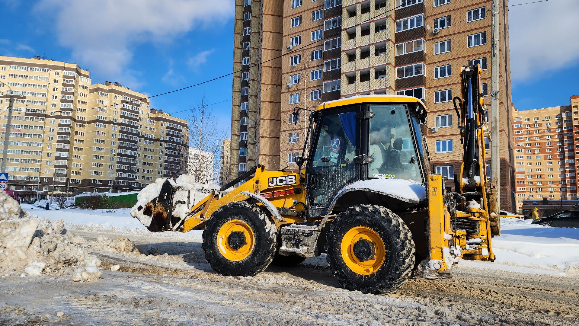 снегопад, жкх, Лосино-Петрвоский,