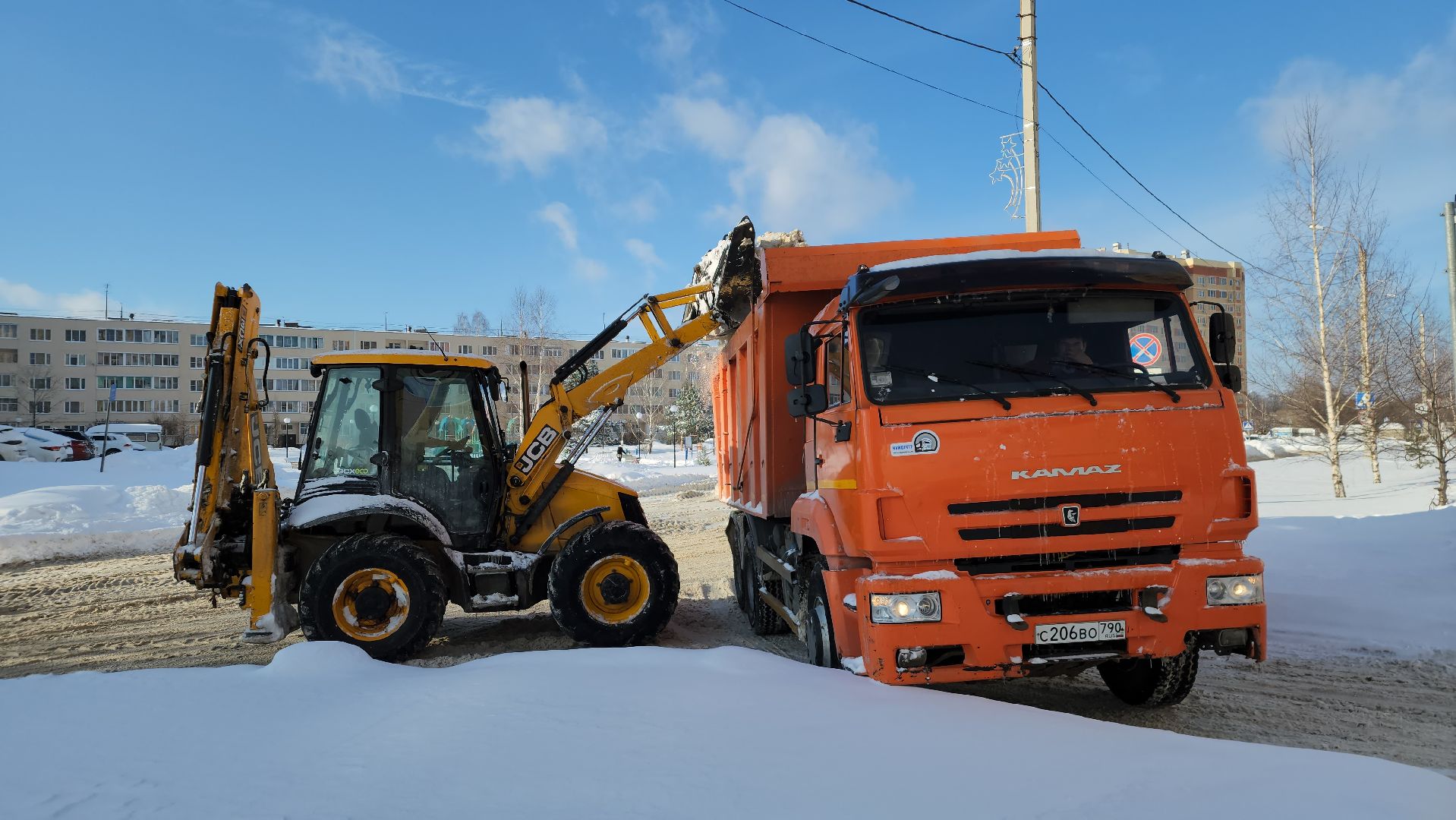 снегопад, жкх, Лосино-Петрвоский,