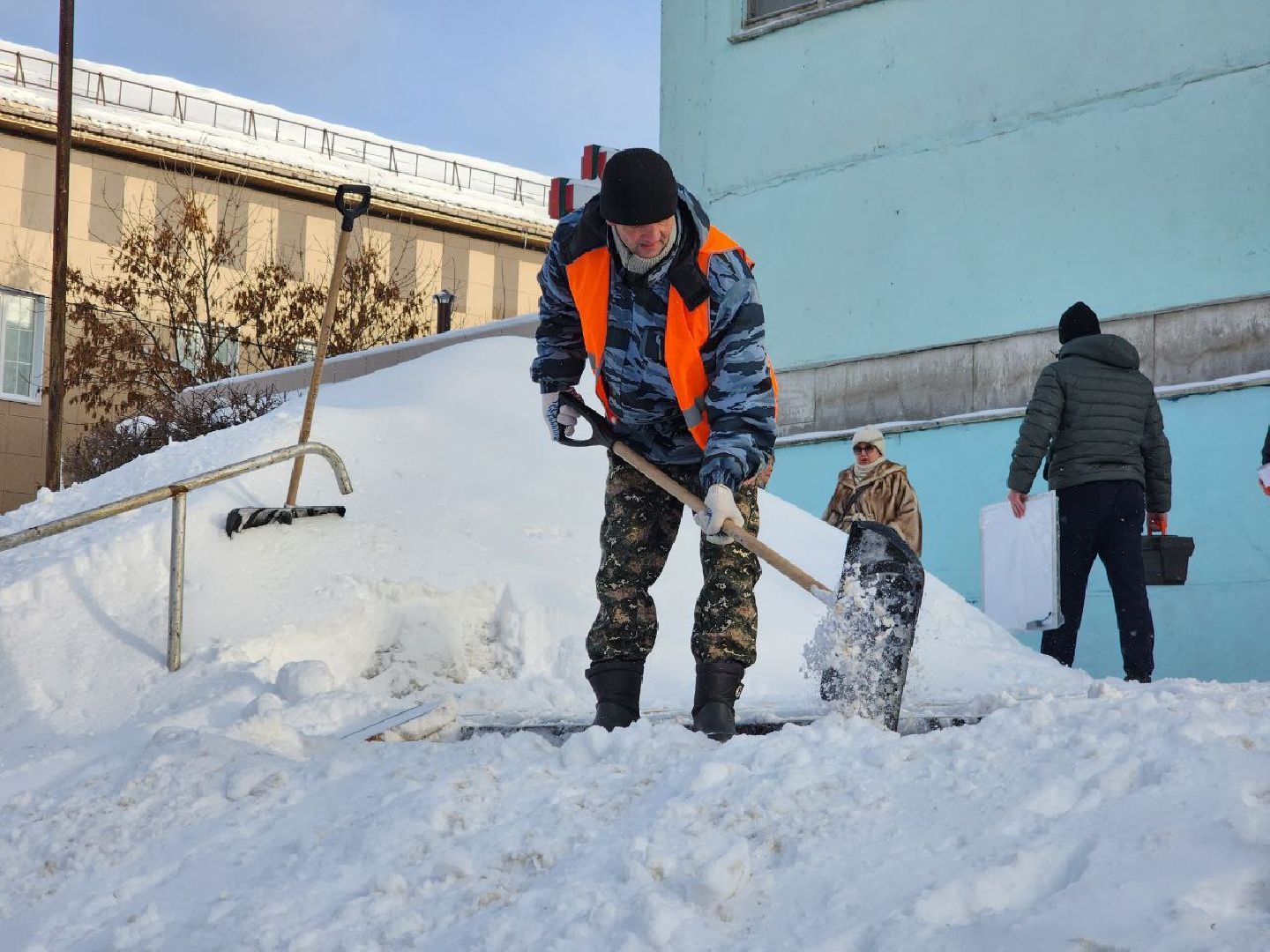можайск, можайский городской округ, подмосковье, уборка снега, циклон ольга, снегопад, дворы, коммунальные службы, дорожные службы, жители,