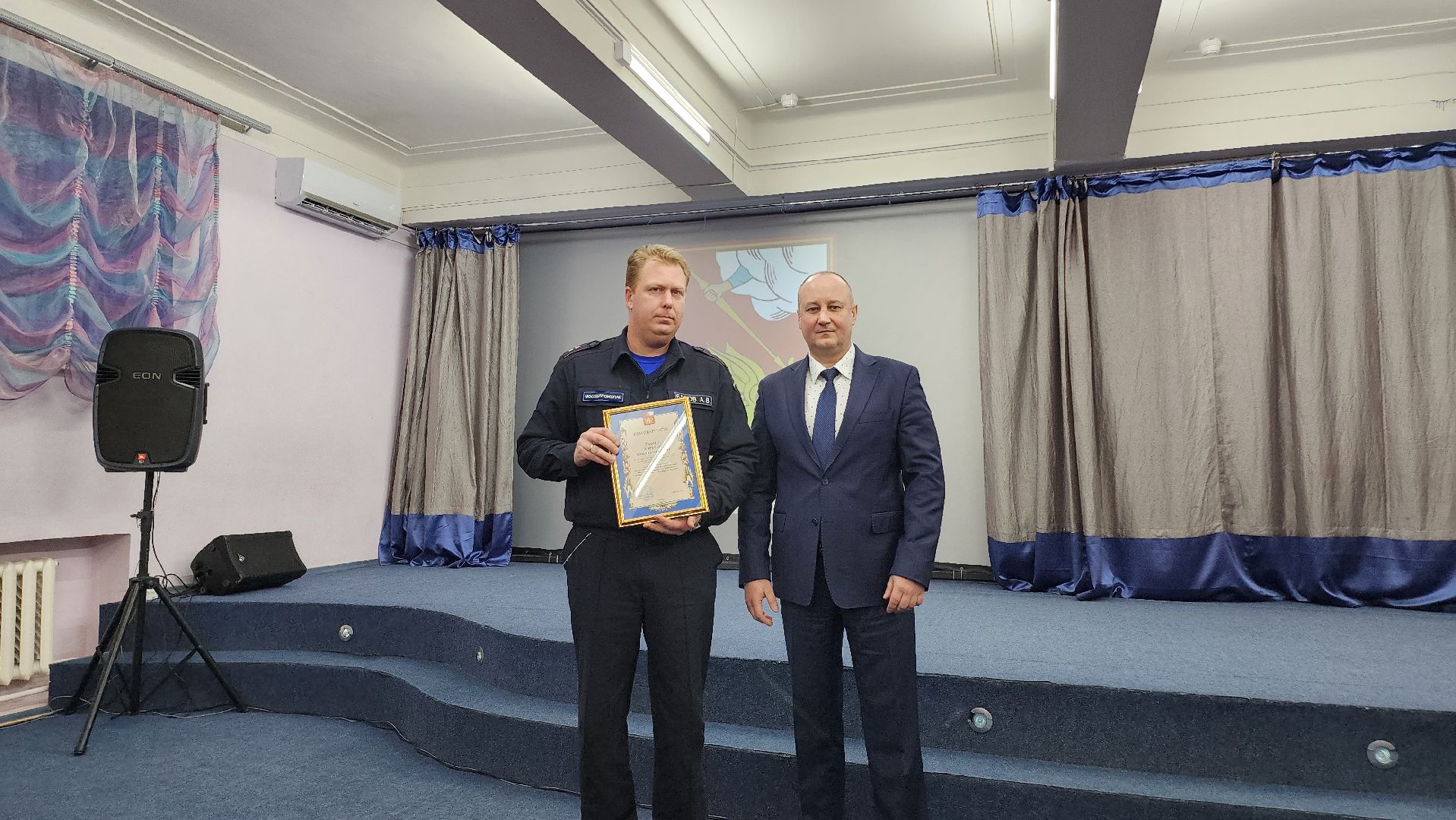 Егорьевск, Подмосковье, Московская область, непогода, награждение,