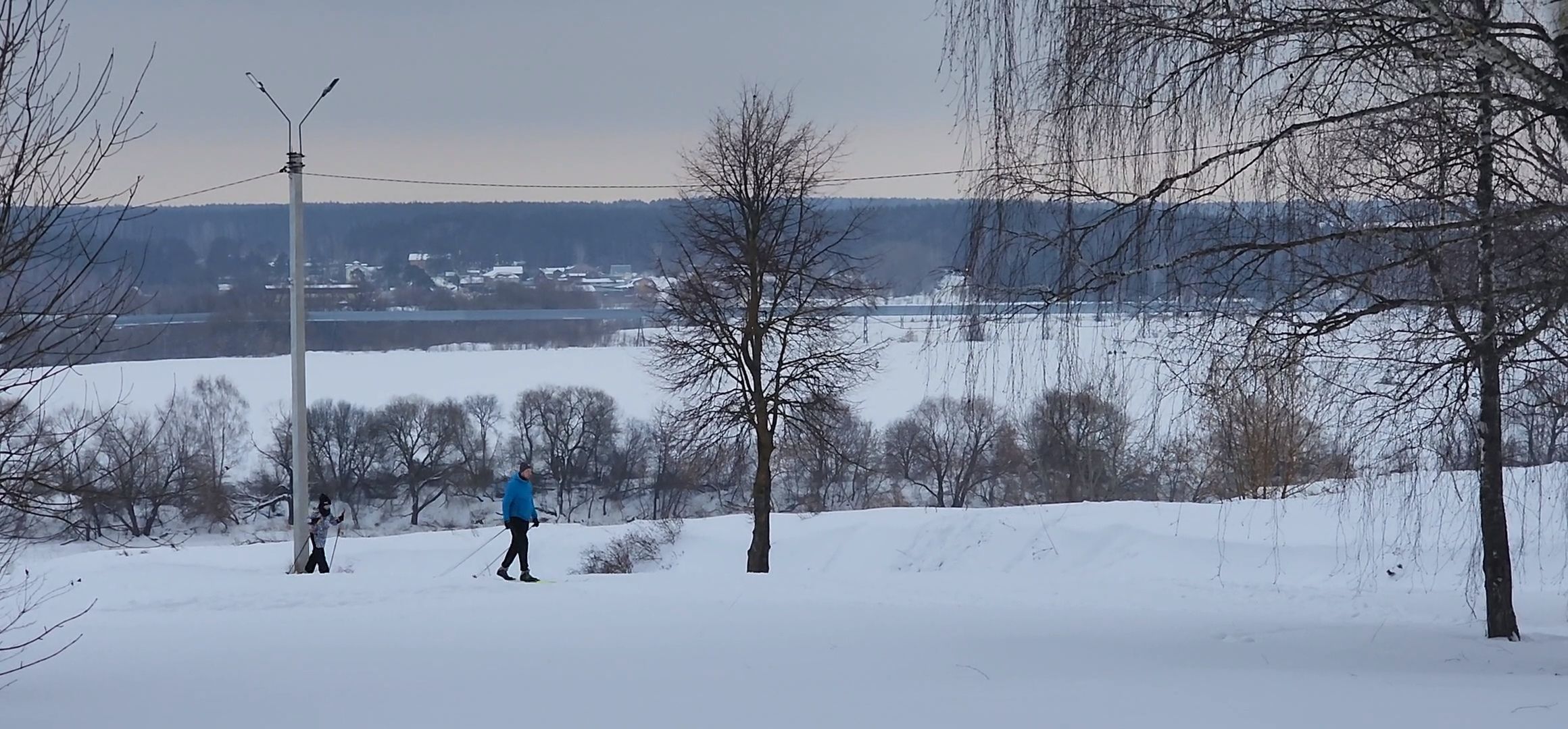 Коломна, туризм, поход, лыжи,