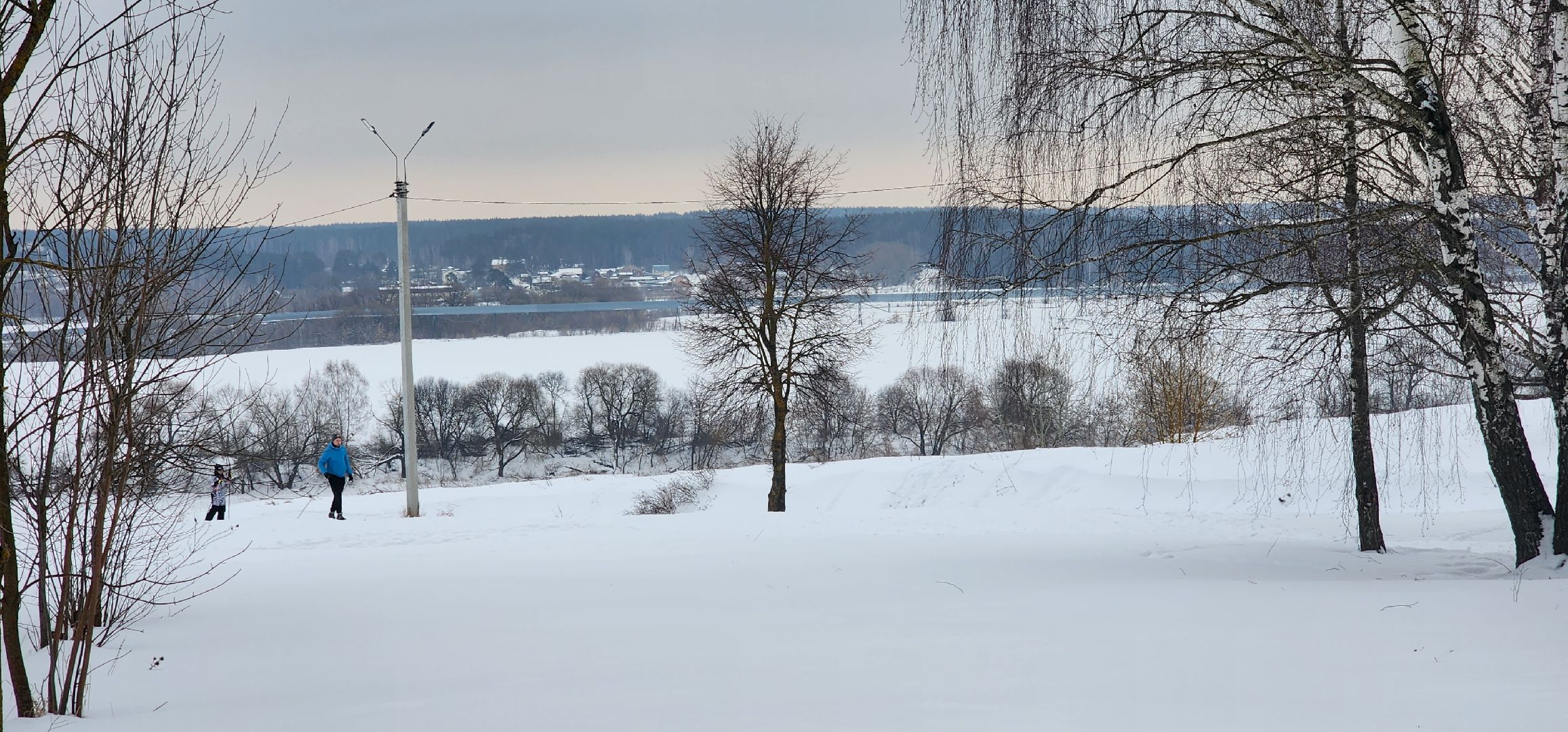 Коломна, туризм, поход, лыжи,