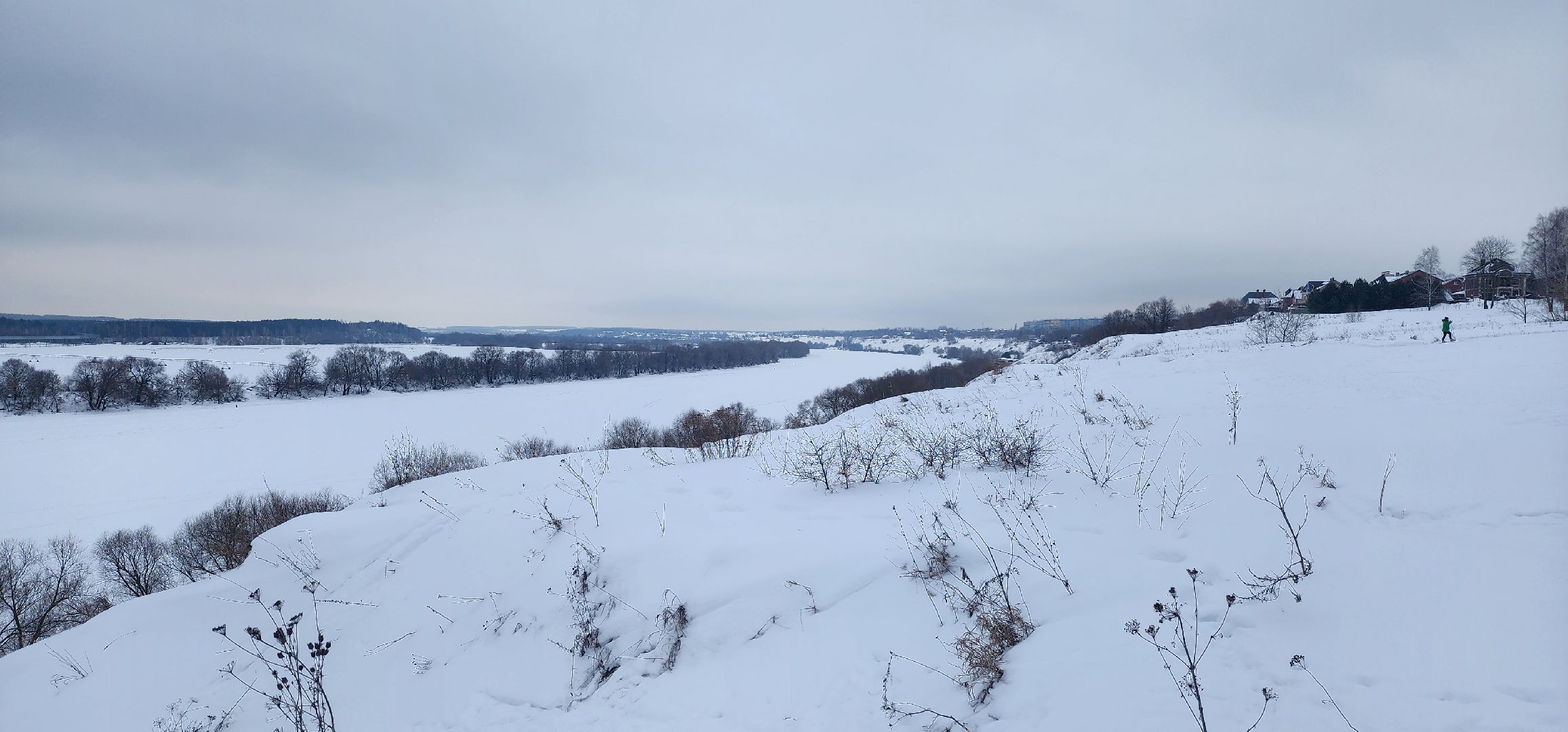 Коломна, туризм, поход, лыжи,