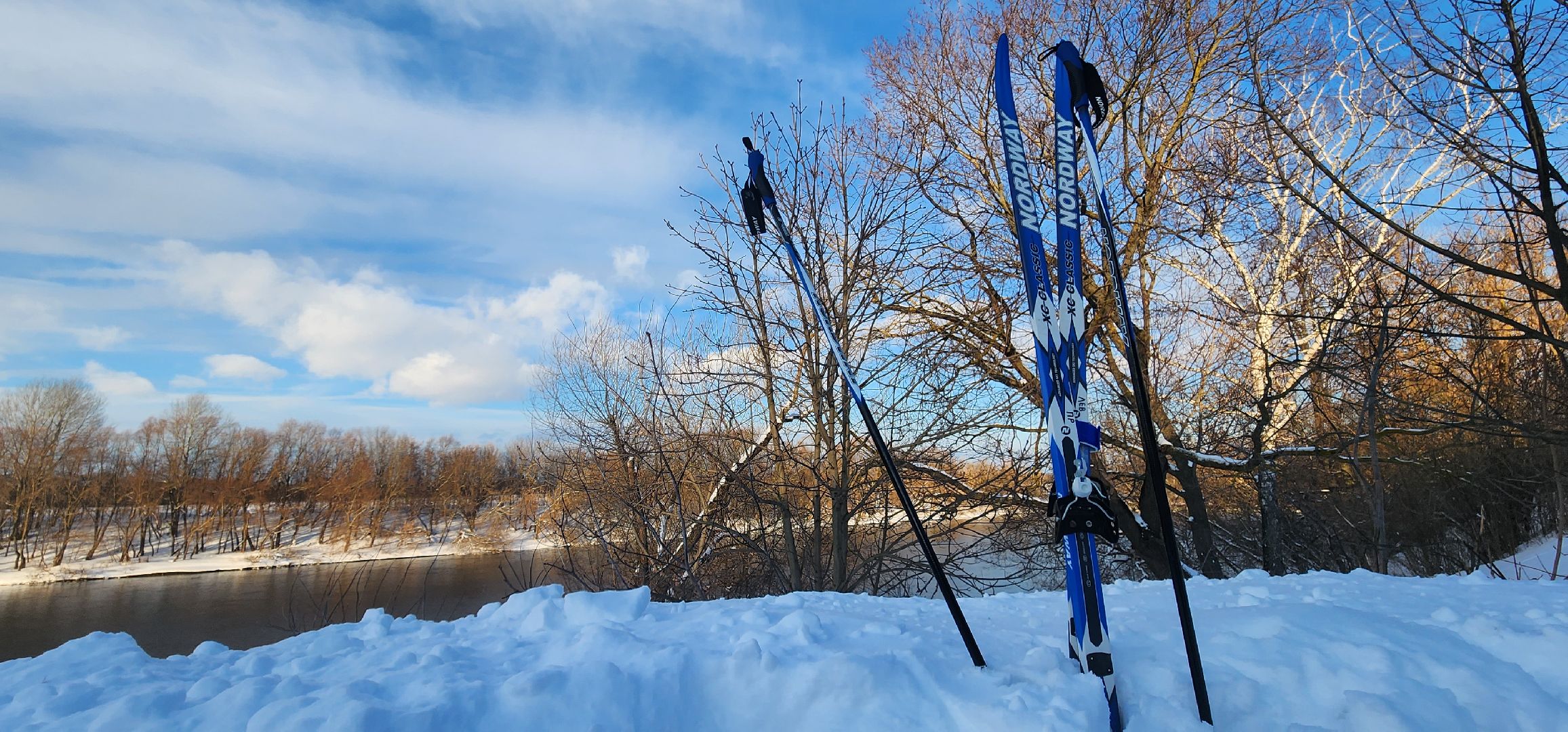 Коломна, туризм, поход, лыжи,