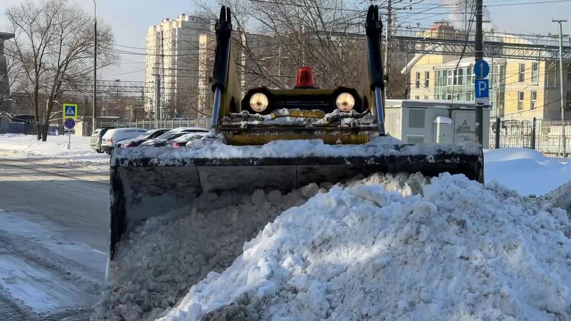 Реутов, ЖКХ, очистка гоода, снег, циклон ольга, вывоз снега,