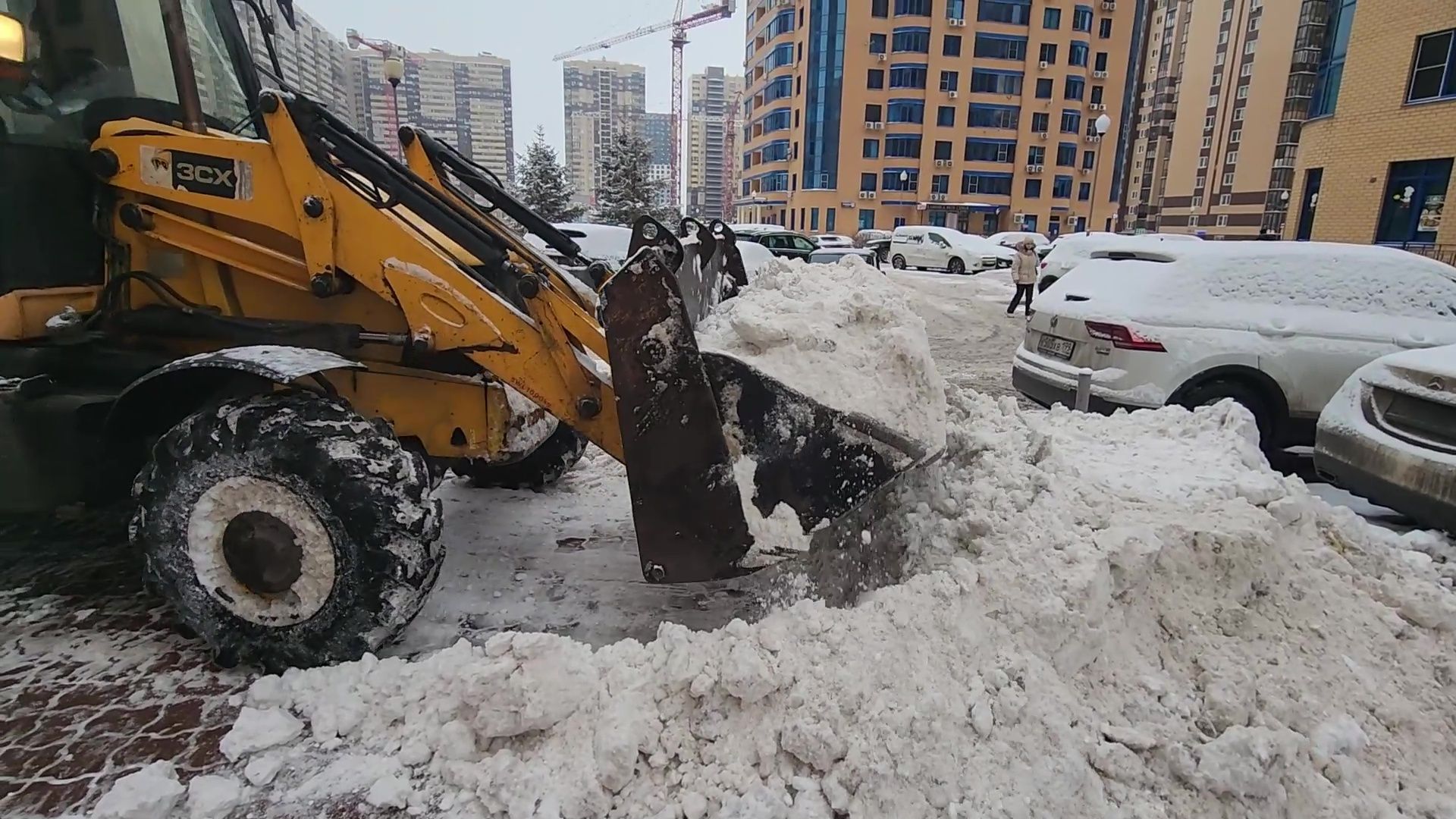 Реутов, ЖКХ, очистка гоода, снег, циклон ольга, вывоз снега,