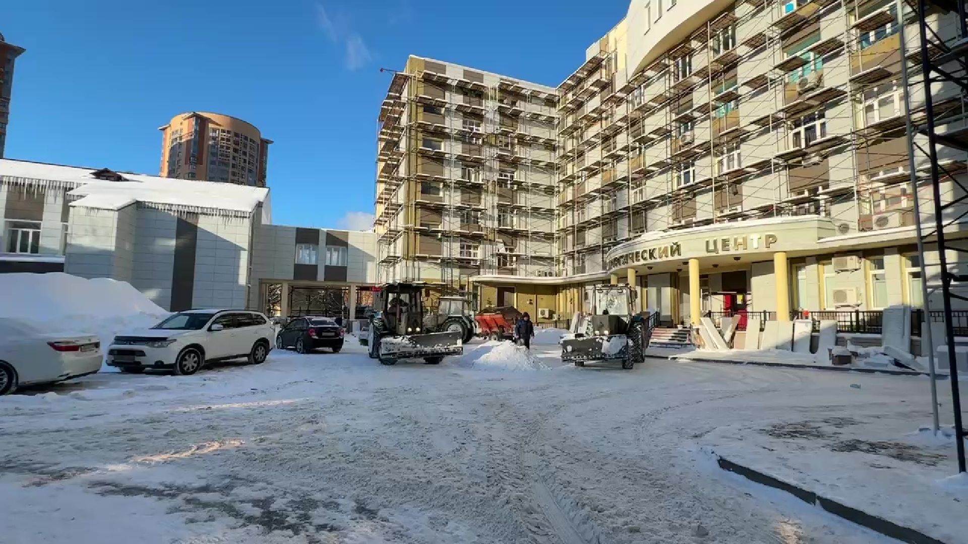 Реутов, ЖКХ, очистка гоода, снег, циклон ольга, вывоз снега,