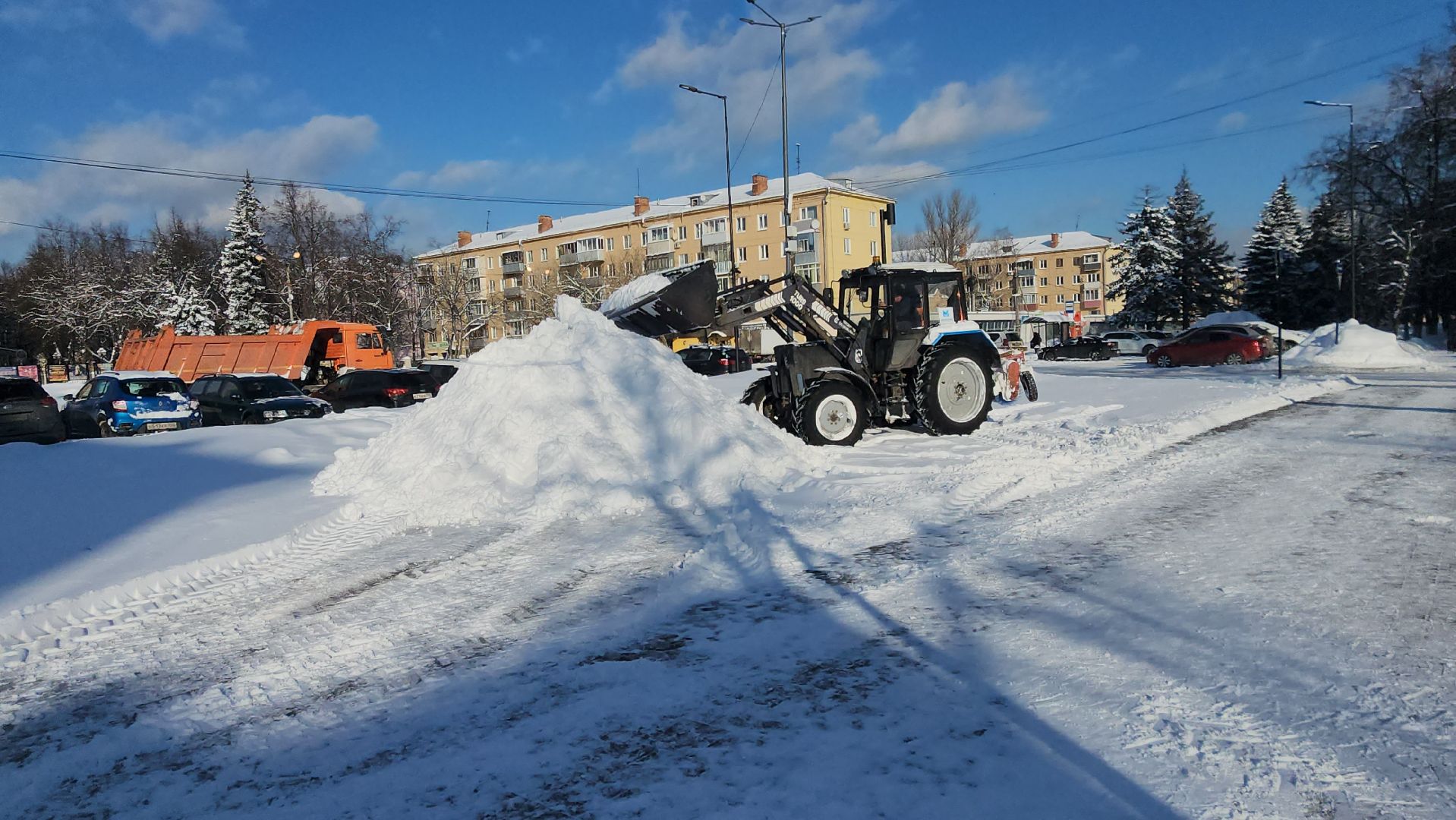 циклон, Ольга, снегопад, уборка, ликвидация последствий снегопада,