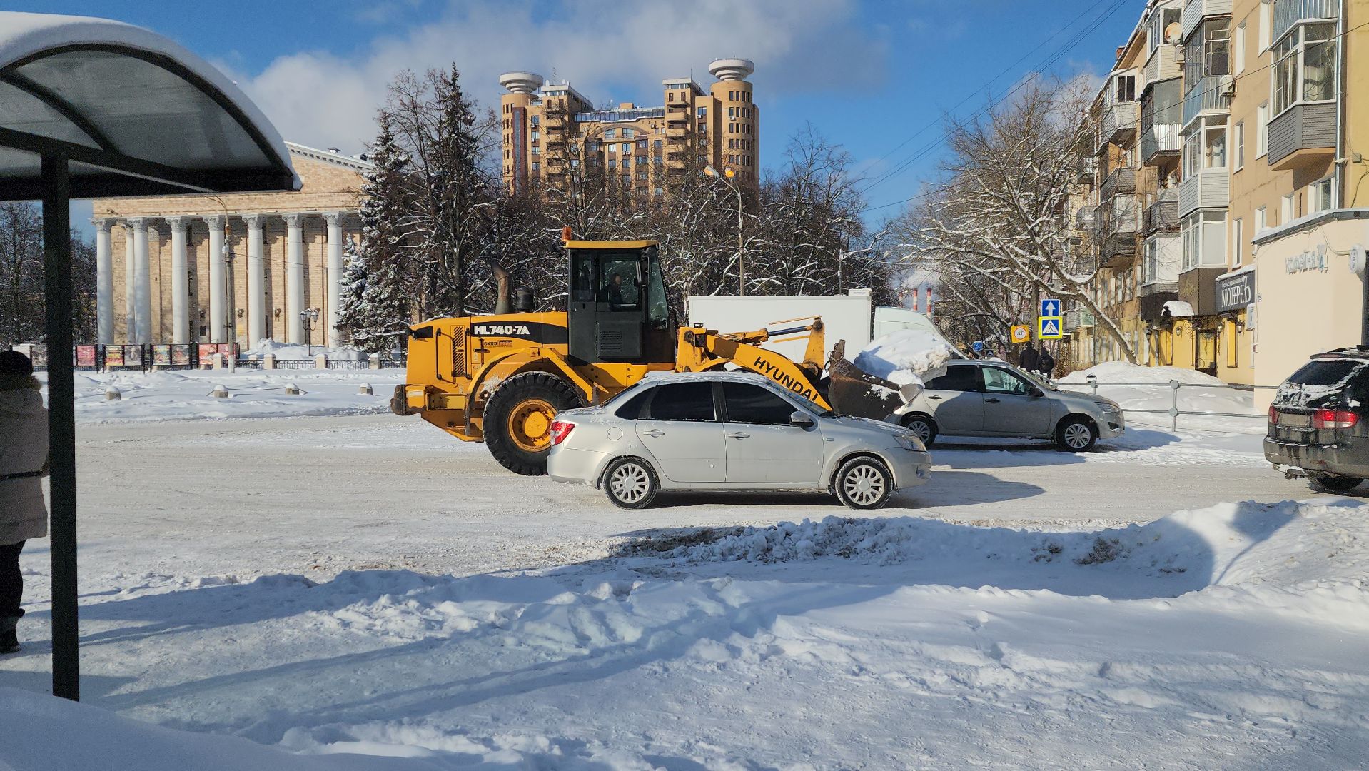 циклон, Ольга, снегопад, уборка, ликвидация последствий снегопада,
