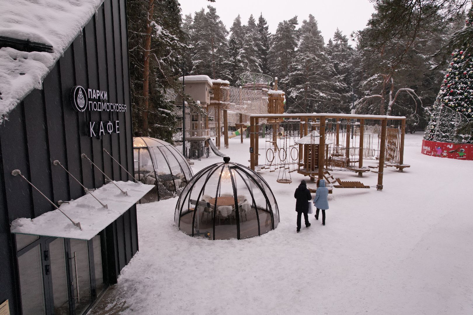 видео с коптера, благоустройство, парки, истра,