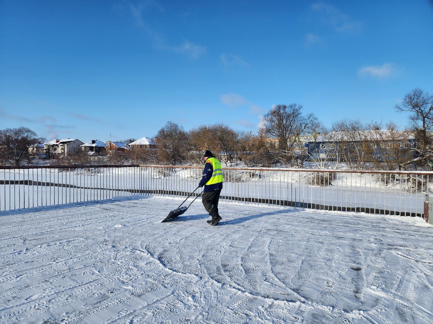 циклон ольга, уборка снега, орехово зуево,