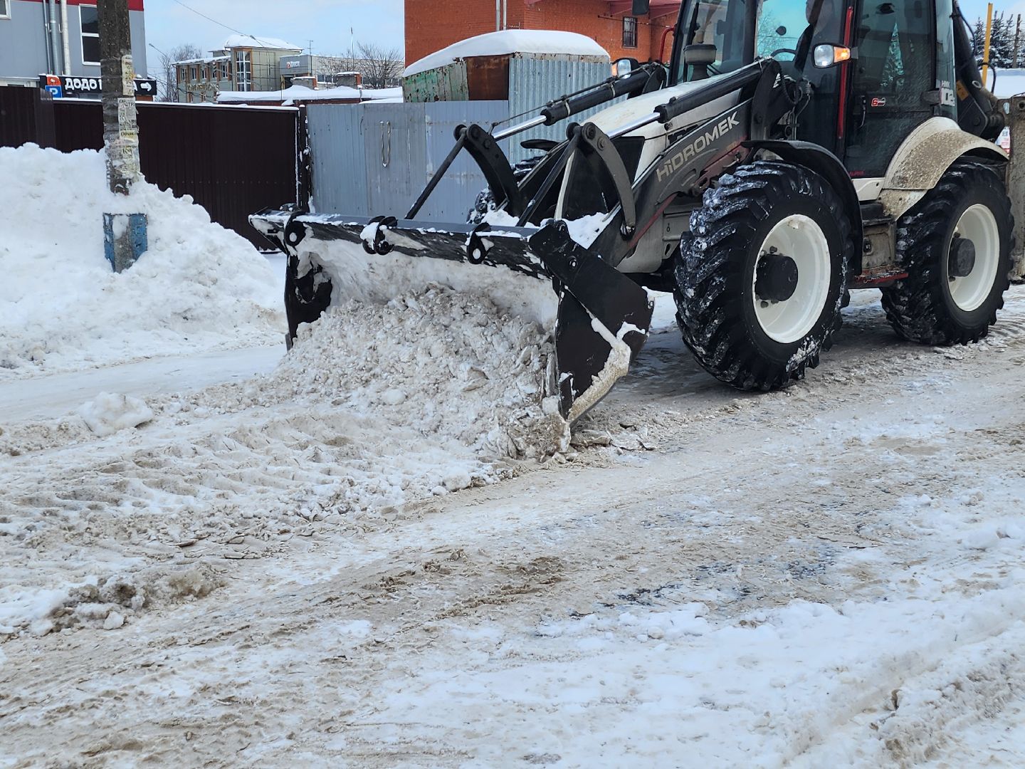 циклон ольга, уборка снега, орехово зуево,