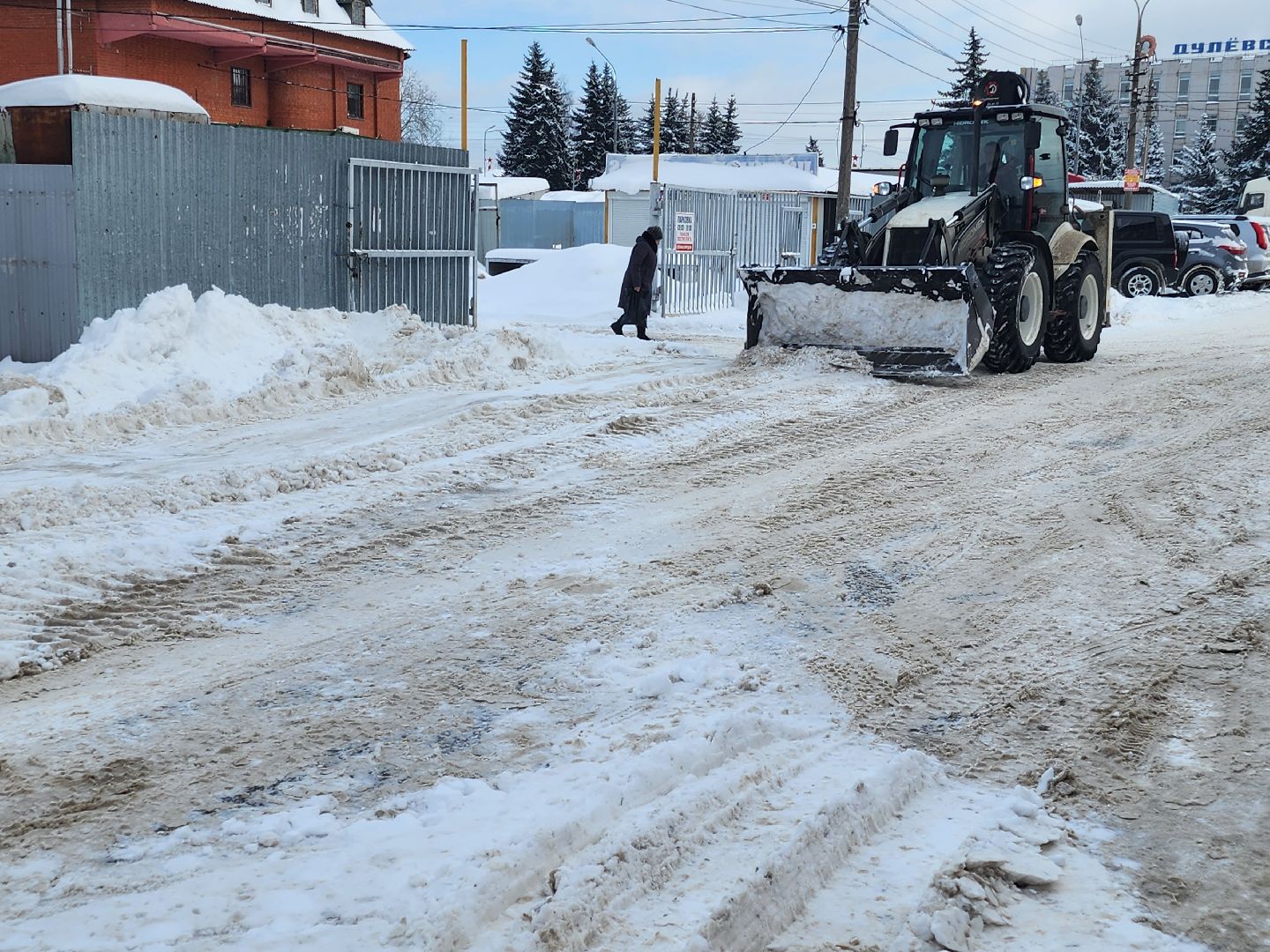 циклон ольга, уборка снега, орехово зуево,