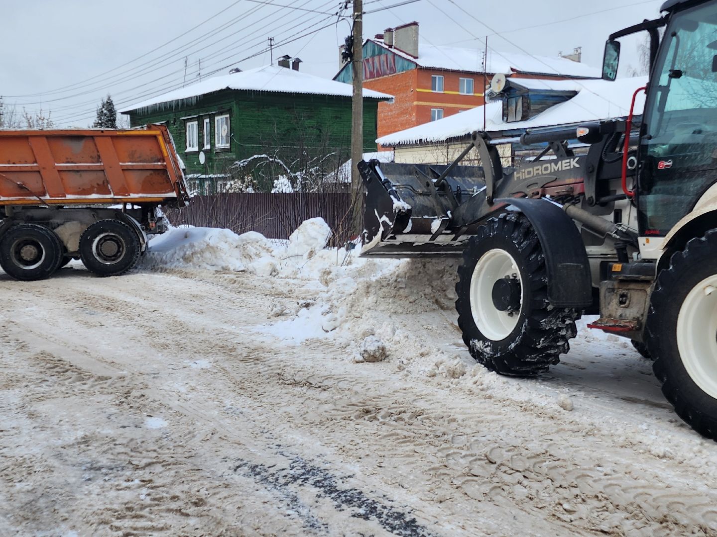 циклон ольга, уборка снега, орехово зуево,
