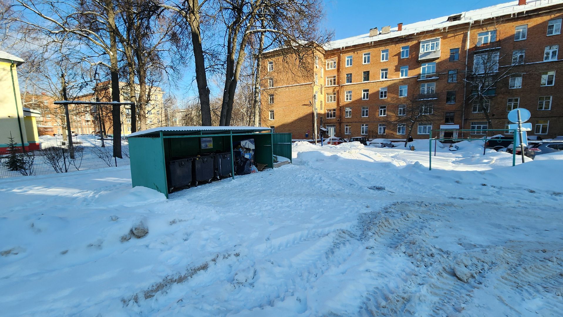 ступино, благоустройство, знаки у мусорок ступино,