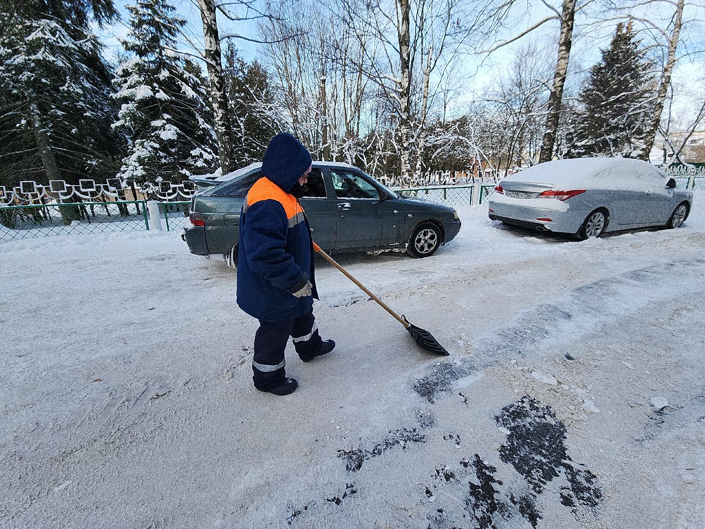 коломна, жкх, зима 2024, уборка снега,