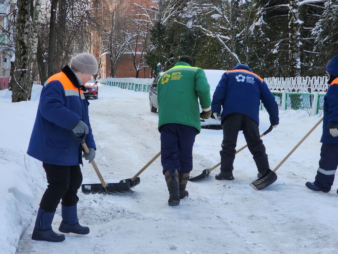 коломна, жкх, зима 2024, уборка снега,