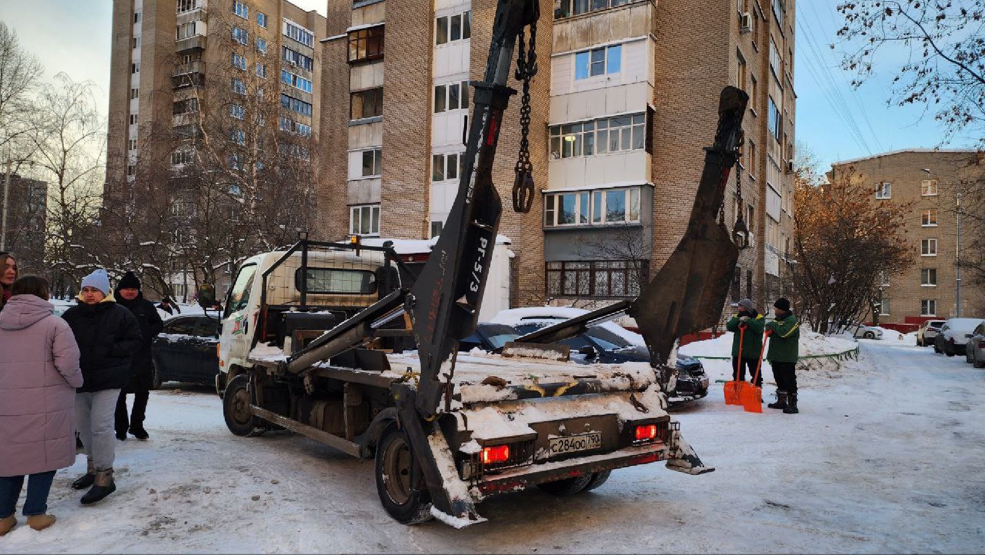 люберцы, контейнерная площадка, спецтехника, добродел,