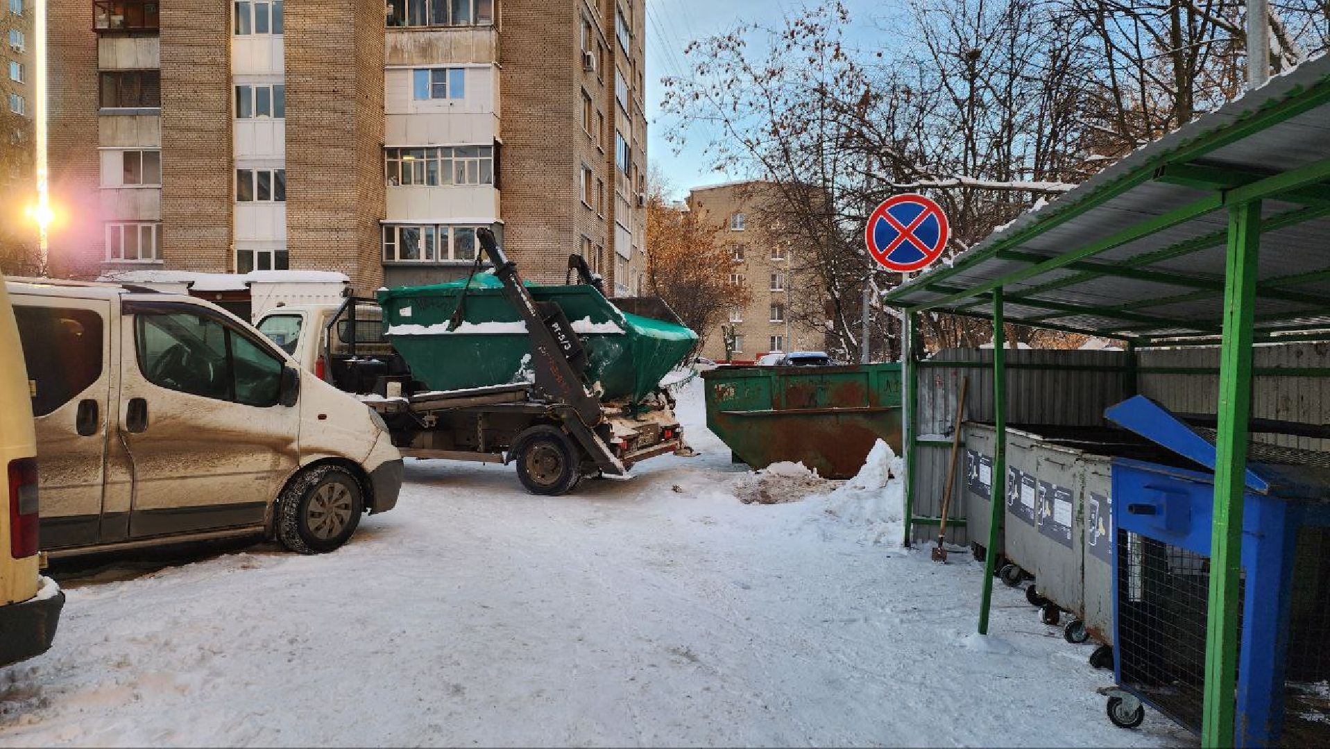 люберцы, контейнерная площадка, спецтехника, добродел,