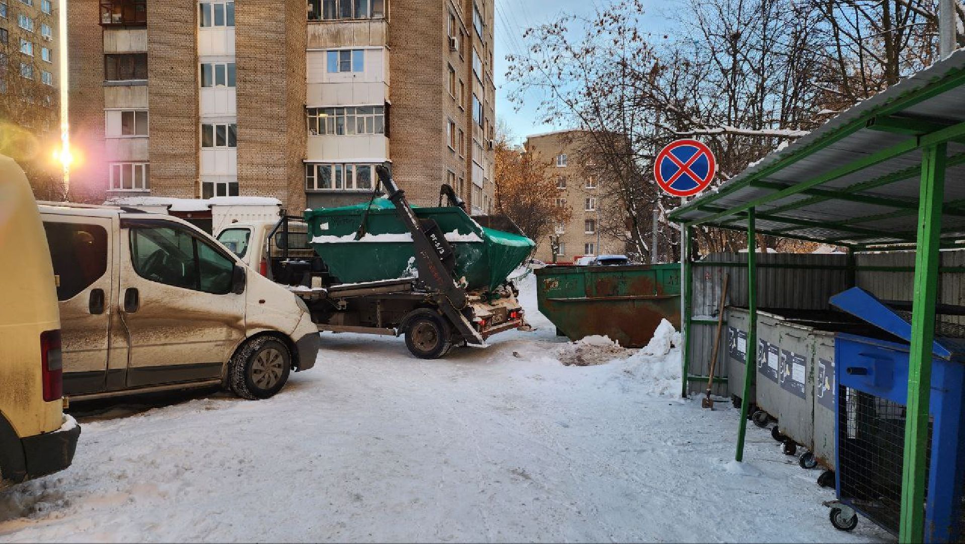 люберцы, контейнерная площадка, спецтехника, добродел,