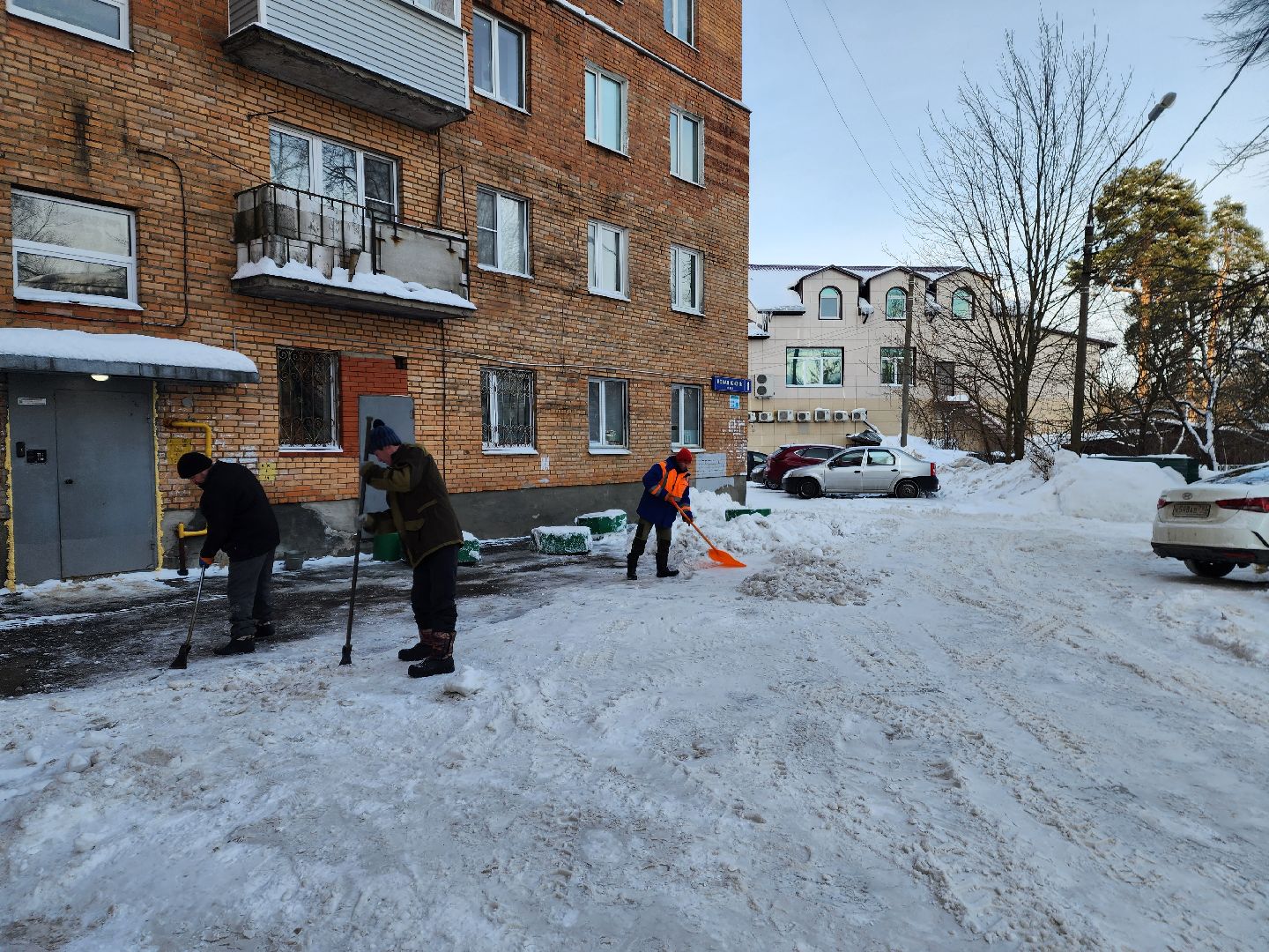 красноармейск, г.о. пушкинский, уборка снега, уборка общественных территорий,