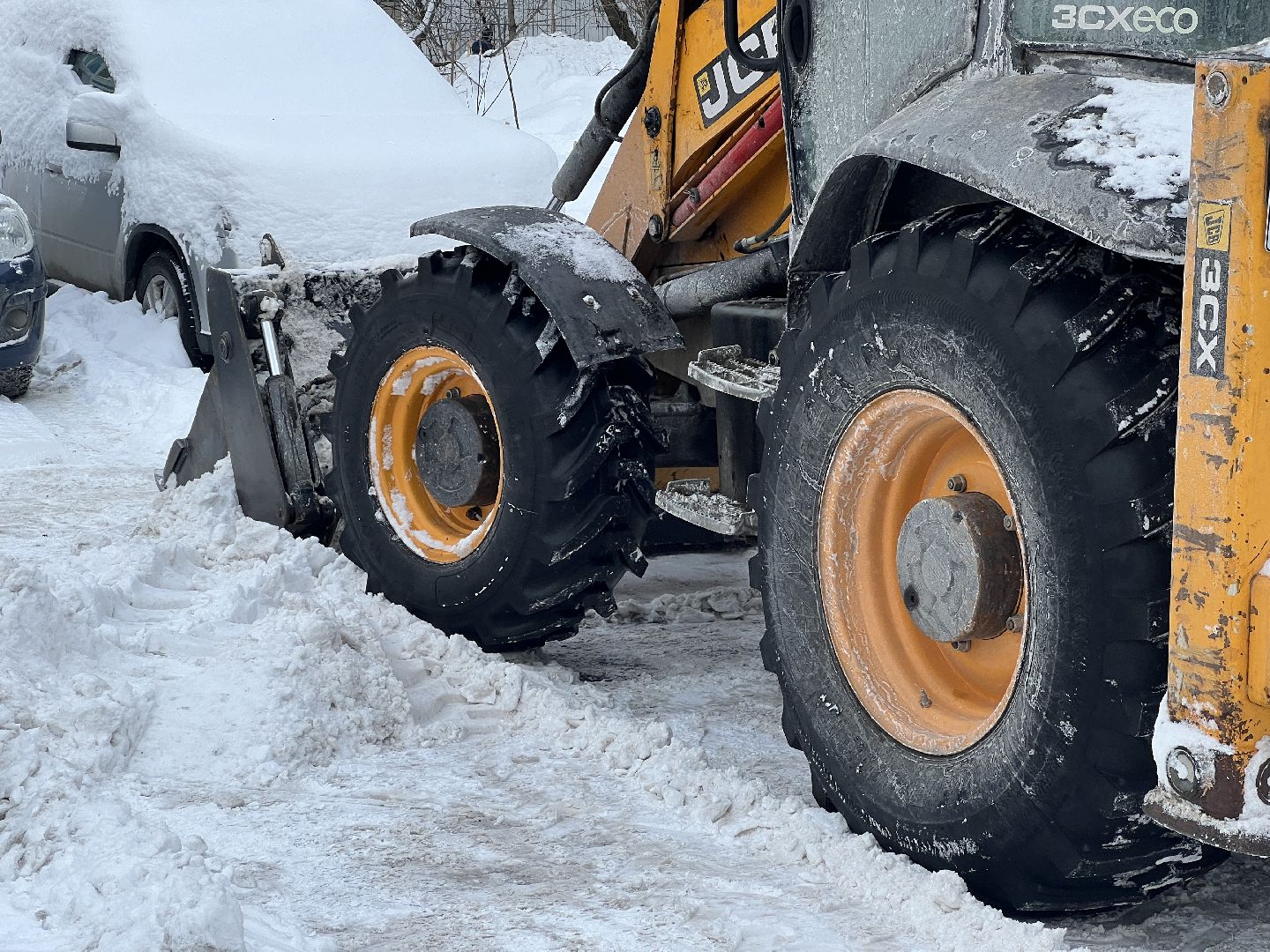 химки, уборка снега, жкх, уборка дворов, снегопад,