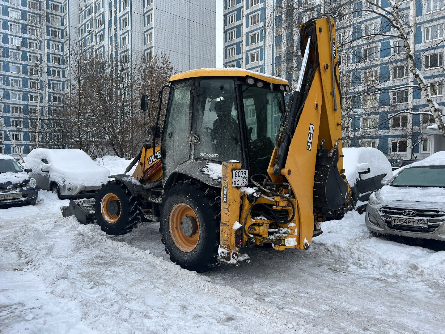 химки, уборка снега, жкх, уборка дворов, снегопад,