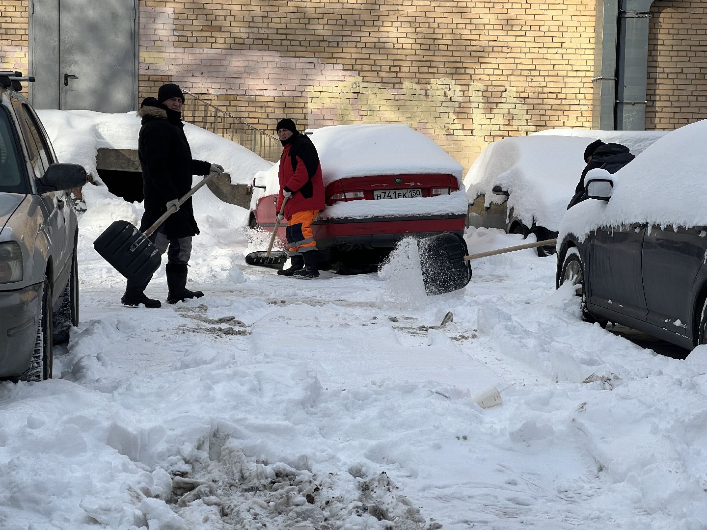 химки, уборка снега, жкх, уборка дворов, снегопад,