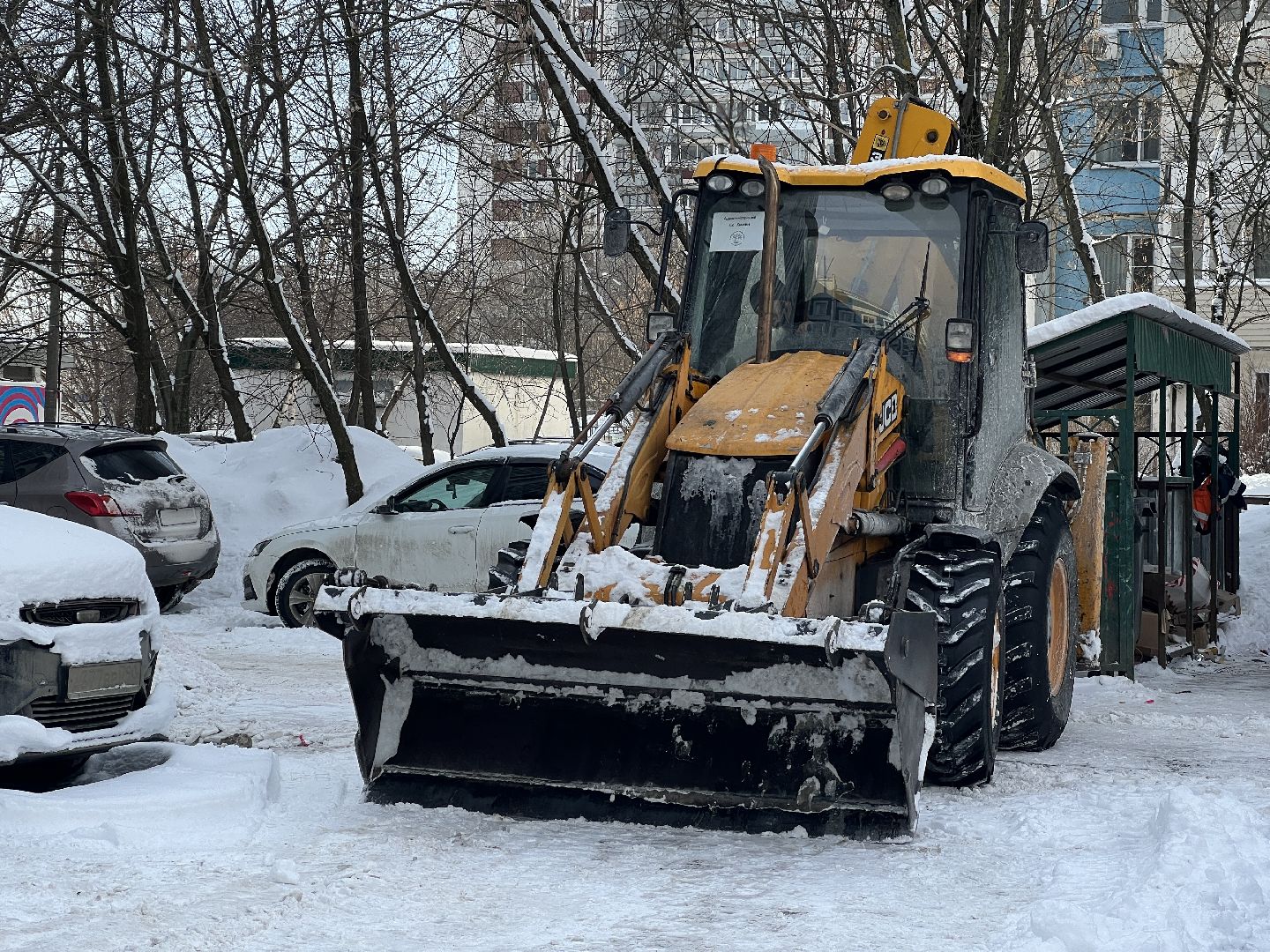 химки, уборка снега, жкх, уборка дворов, снегопад,