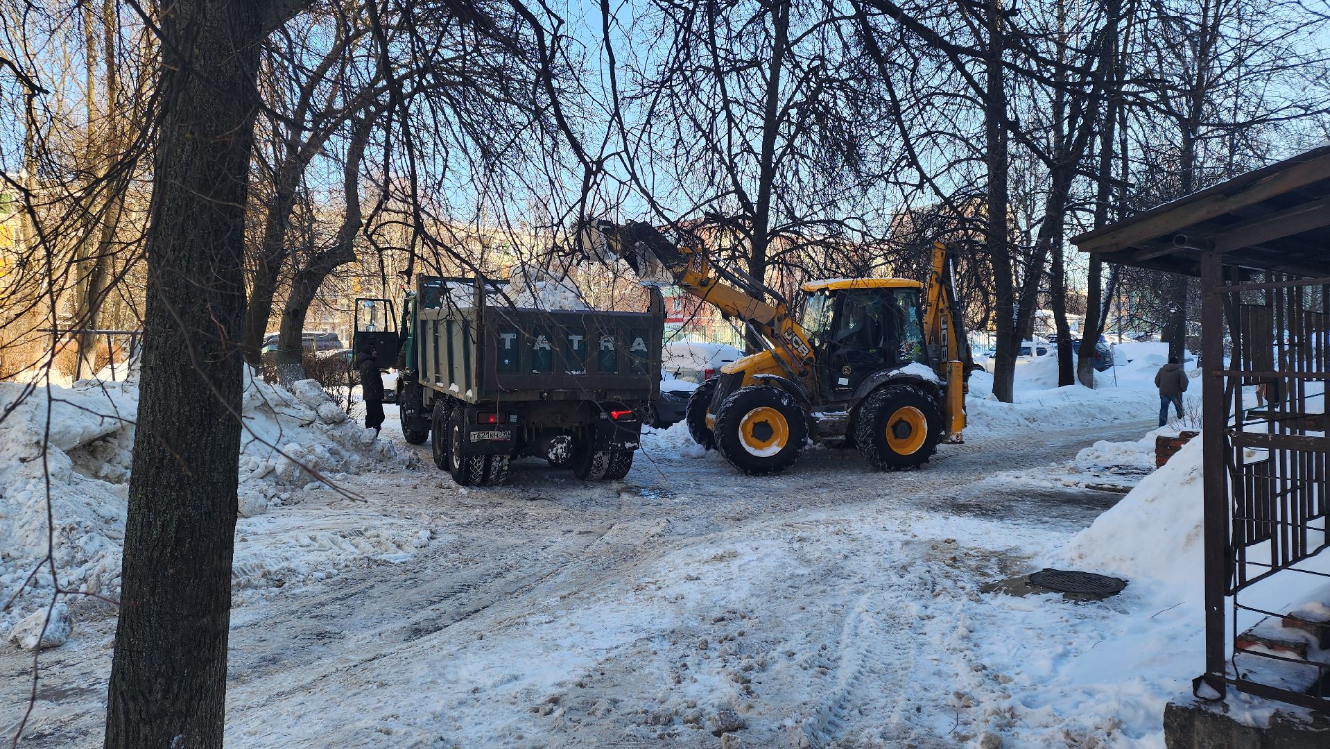 кашира, жкх, уборка, вывоз снега, водоканал, сугробы, завалы,