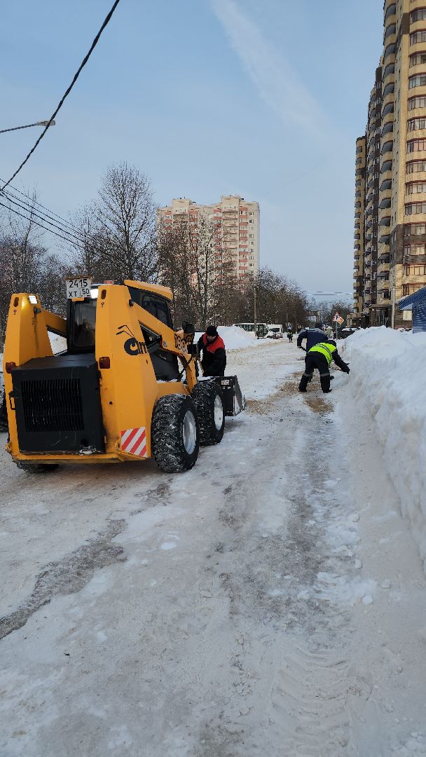 уборка снега, ЖКХ, коммунальные службы, Старая Купавна, Богородский городской округ,