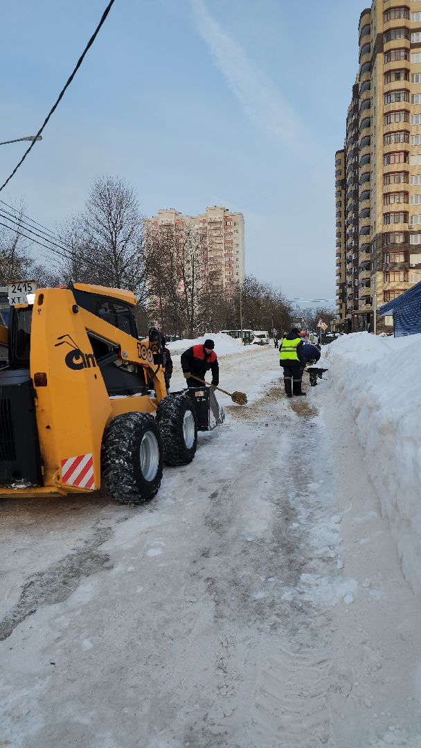 уборка снега, ЖКХ, коммунальные службы, Старая Купавна, Богородский городской округ,