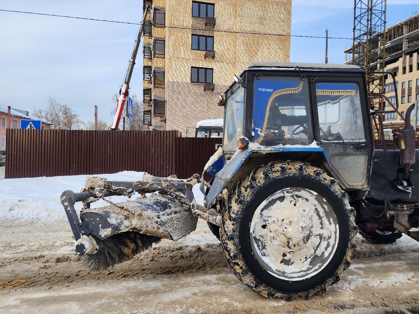 уборка снега, ЖКХ, коммунальные службы, Старая Купавна, Богородский городской округ,
