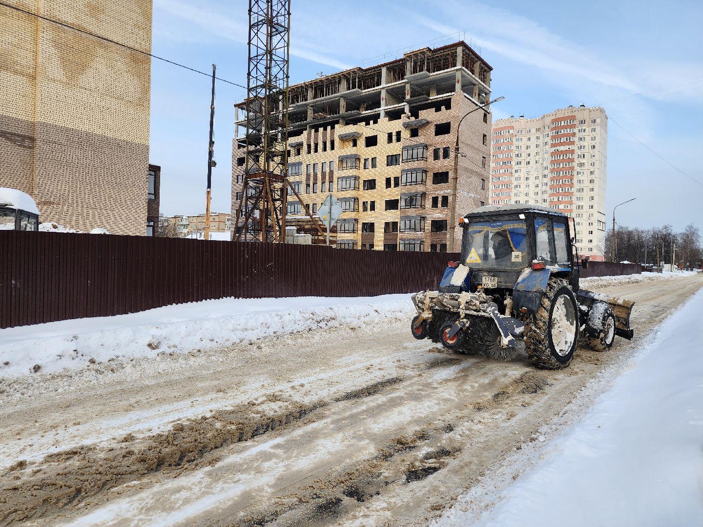 уборка снега, ЖКХ, коммунальные службы, Старая Купавна, Богородский городской округ,