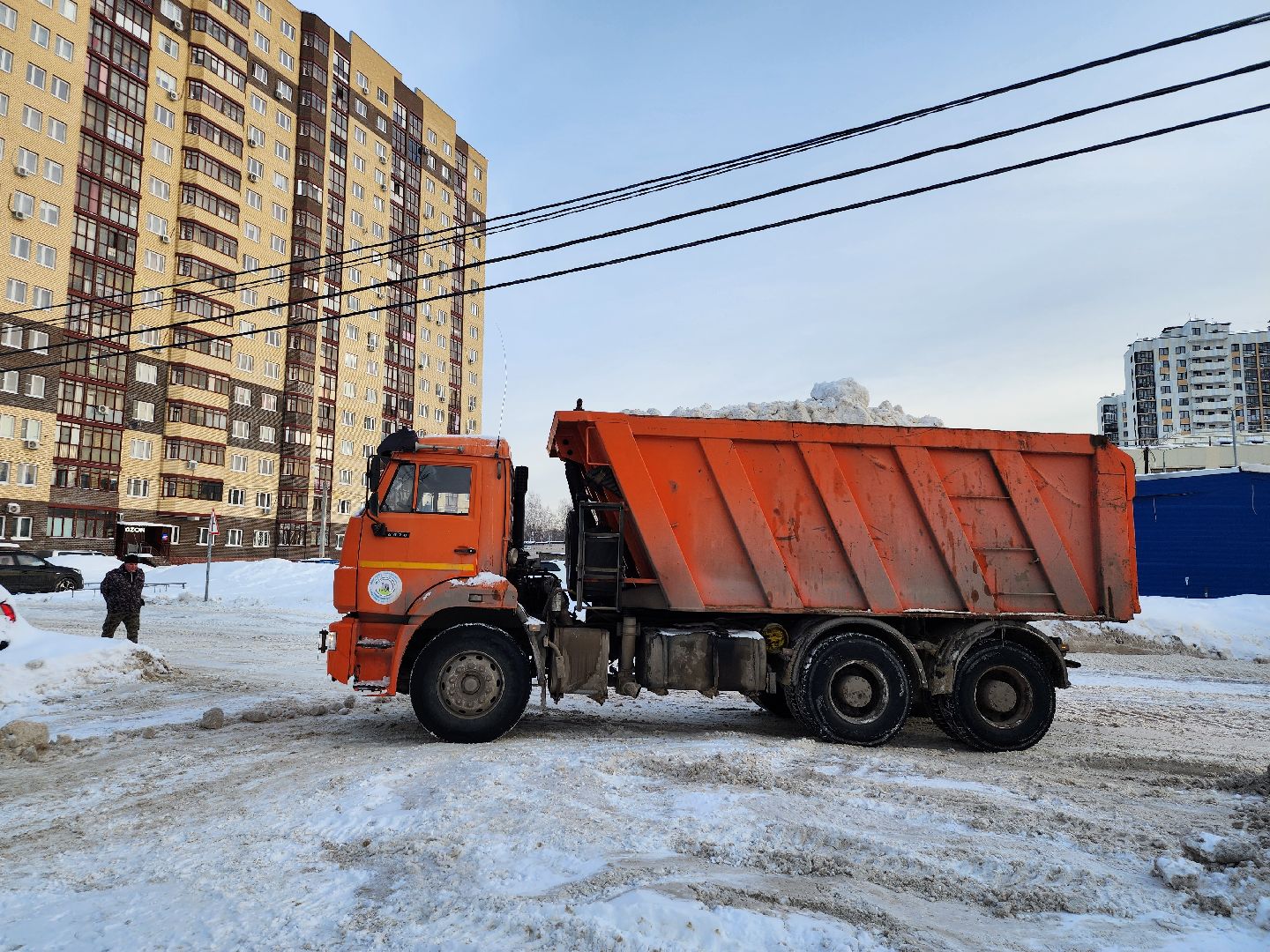 уборка снега, ЖКХ, коммунальные службы, Старая Купавна, Богородский городской округ,