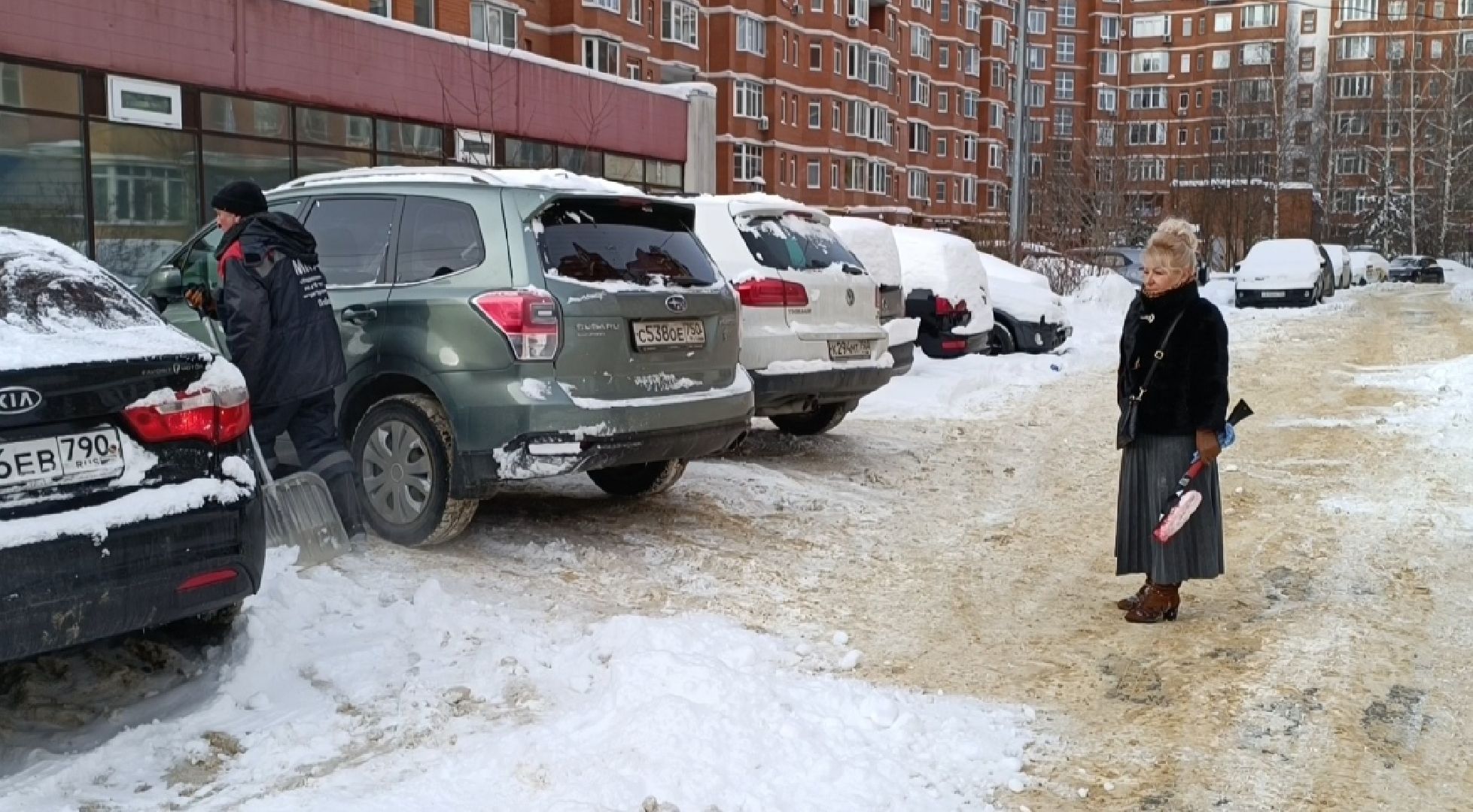 уборка снега, жкх, лобня,