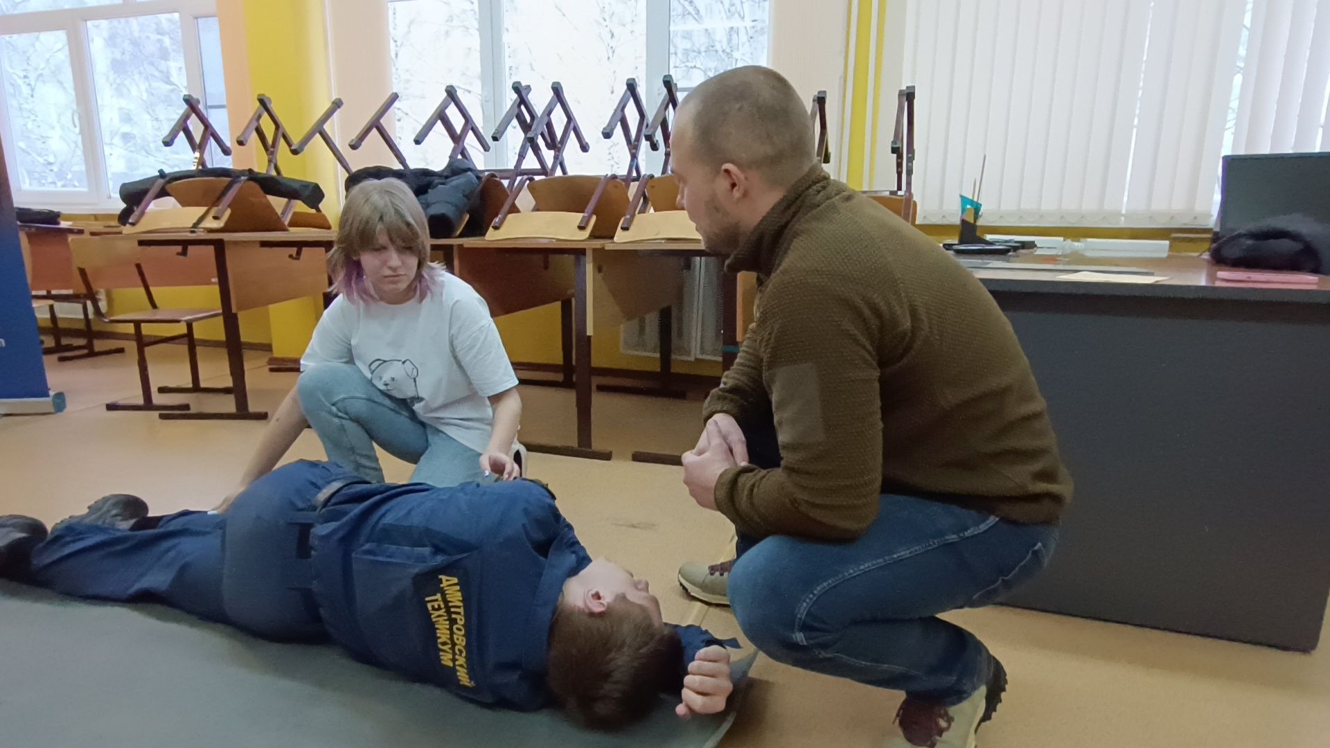 мастер-класс, пожарная безопасность, волонтеры, дмитровский техникум,