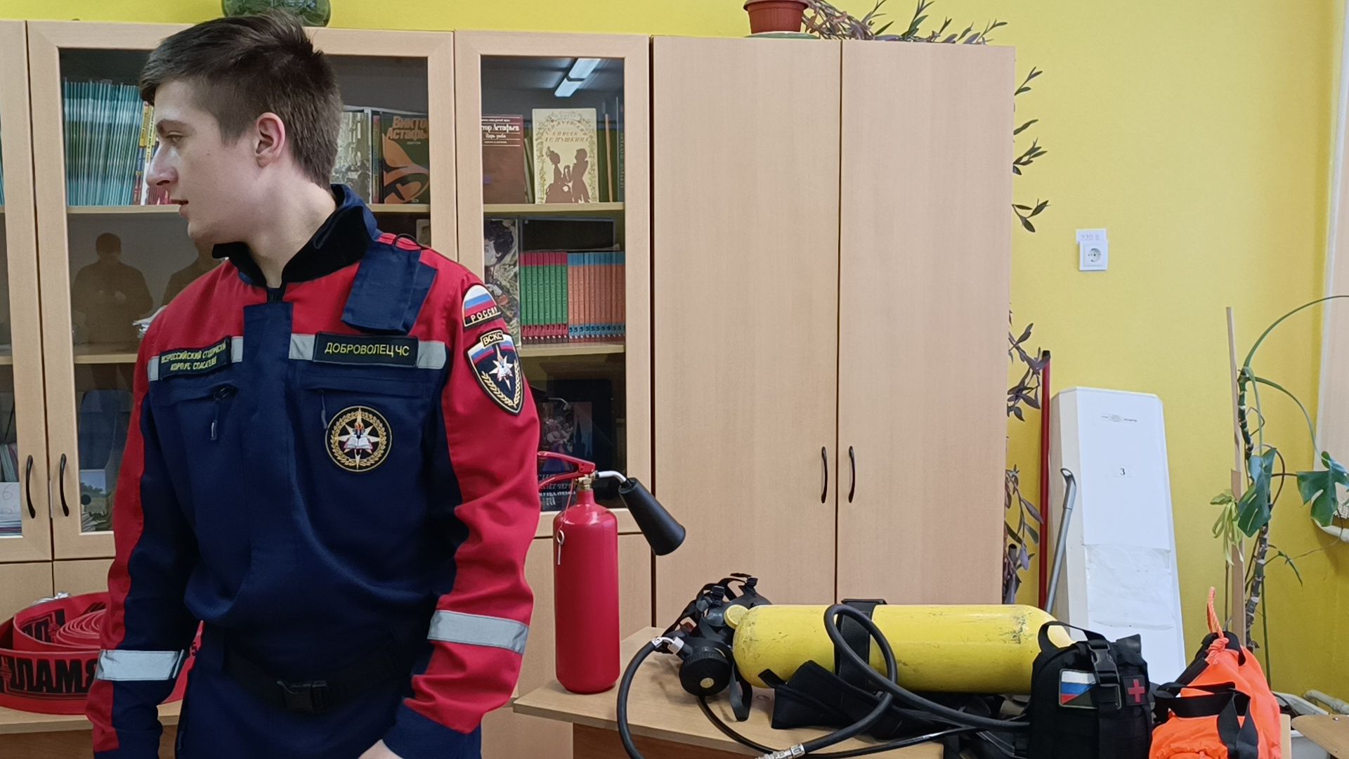 мастер-класс, пожарная безопасность, волонтеры, дмитровский техникум,