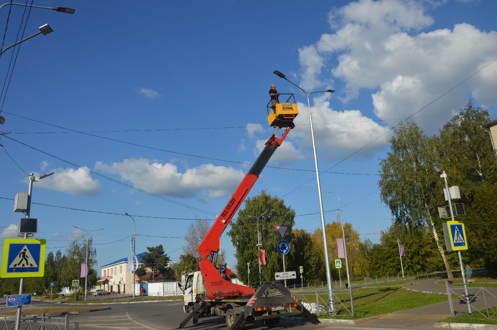 шатура, уличное освещение, светлый город, национальный проект,