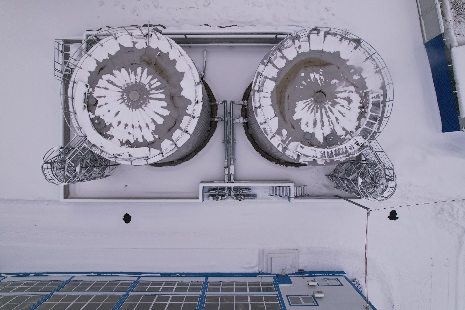 видео с коптера, Королев, котельная,