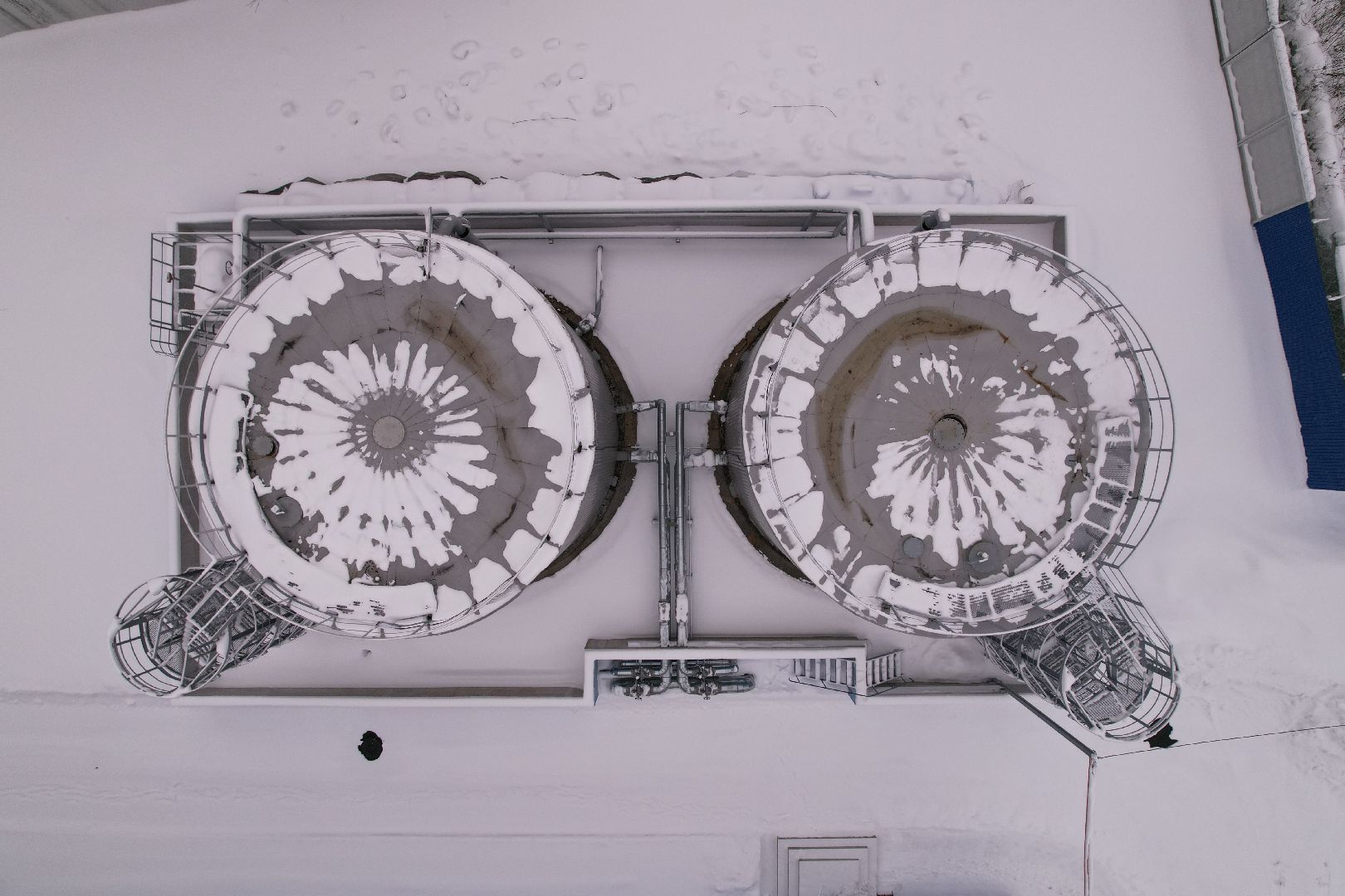 видео с коптера, Королев, котельная,