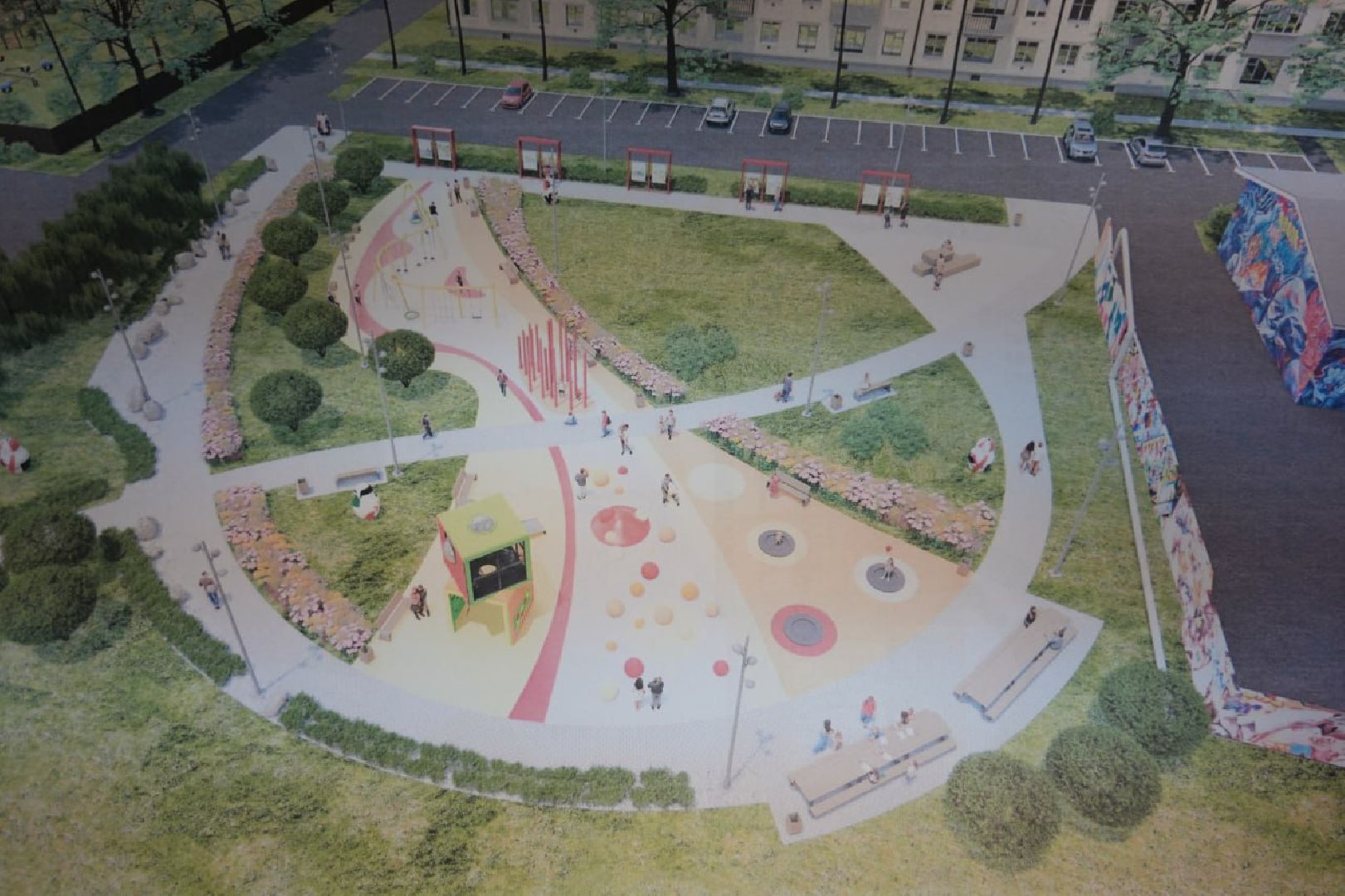 Сергиев Посад, Благоустройство, Отдых, Зоны отдыха, Сквер, Художники, Жители,