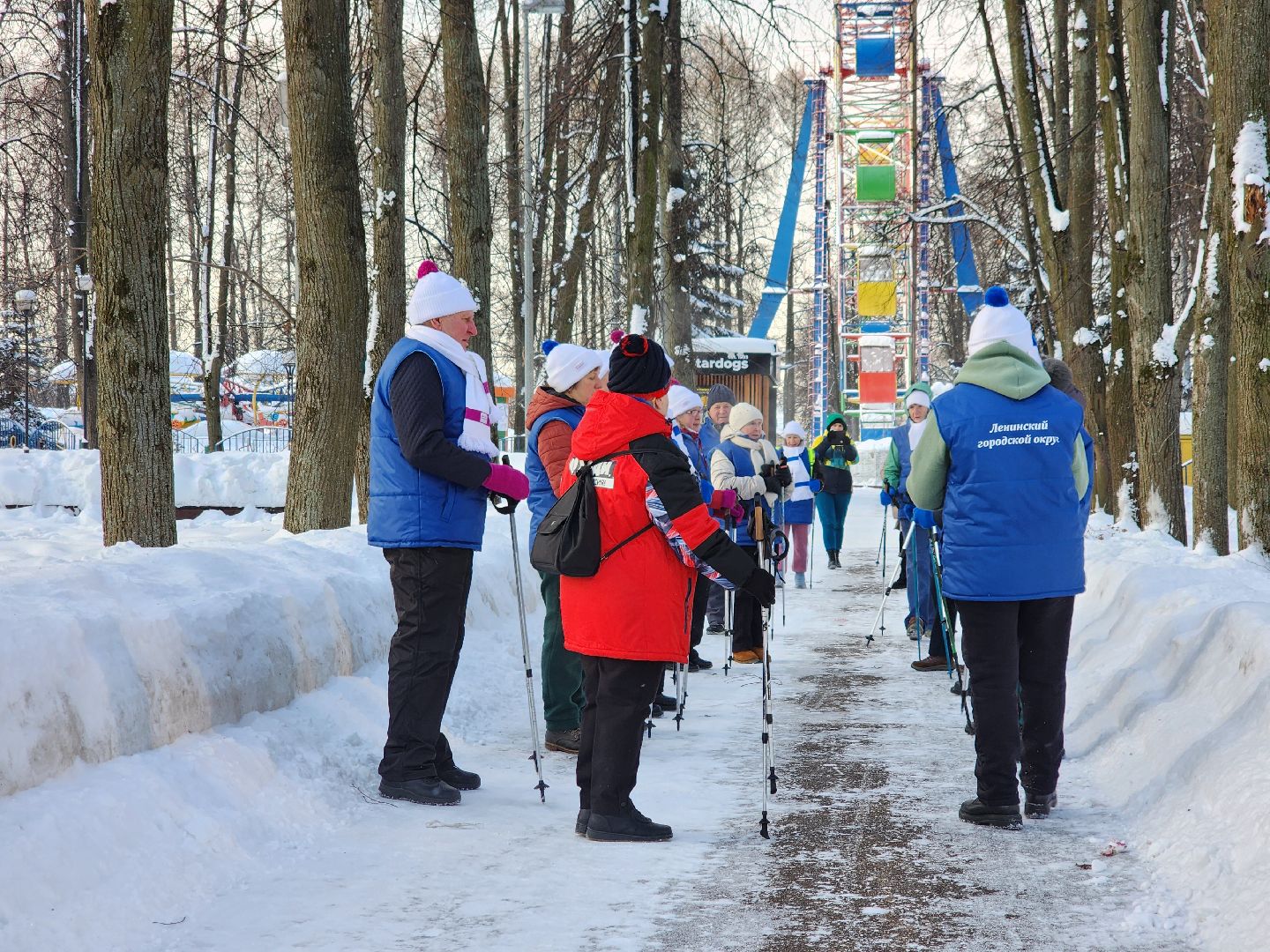 активное долголетие, спорт в подмосковье, скандинавская ходьба, все на старт, видное,