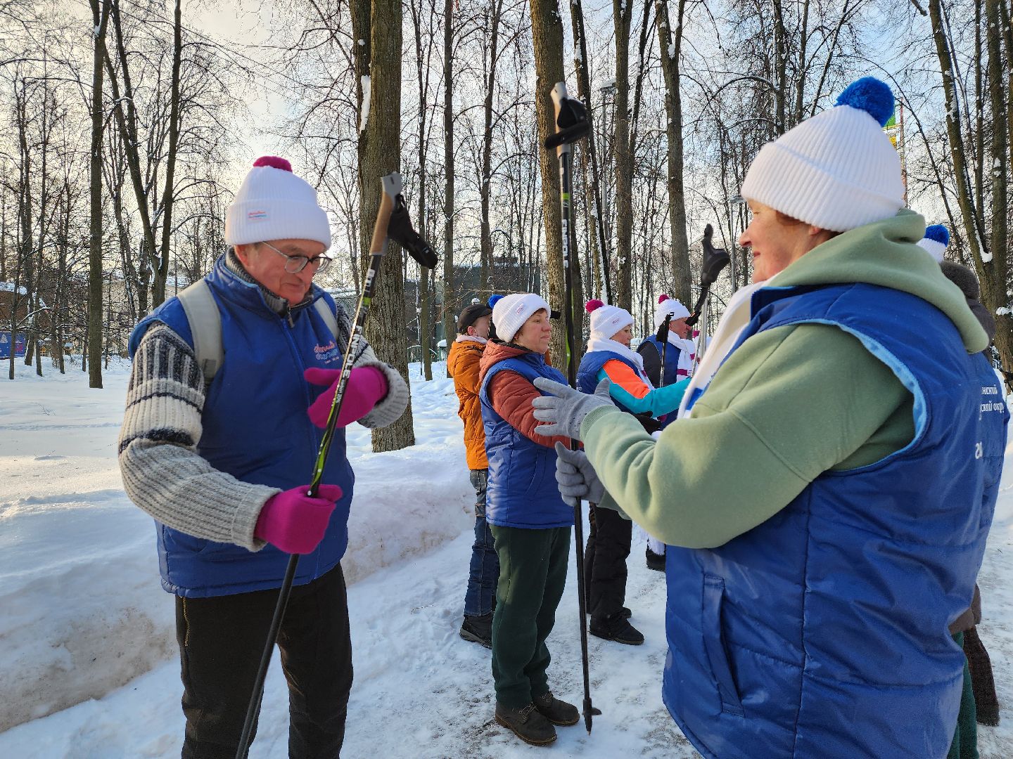 активное долголетие, спорт в подмосковье, скандинавская ходьба, все на старт, видное,