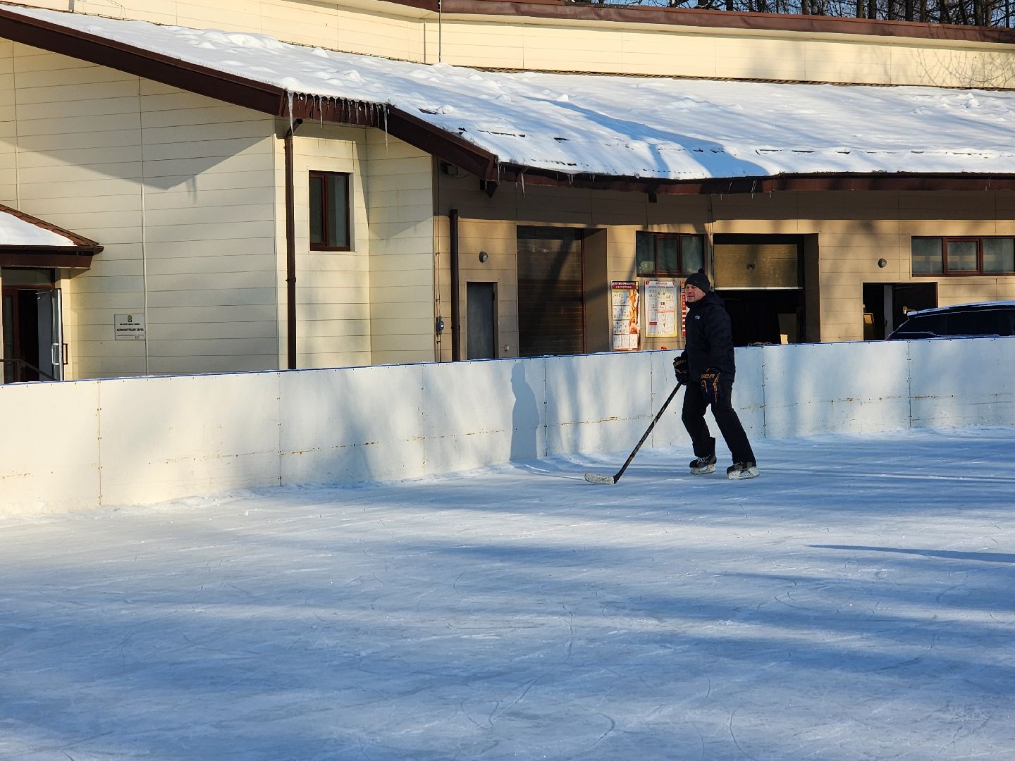 хоккейная команда, металлург,хоккей в парке, видное, спорт подмосковья,