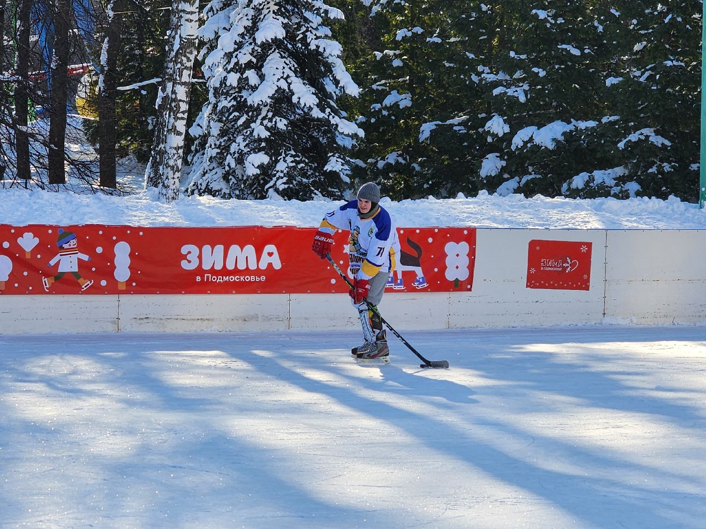хоккейная команда, металлург,хоккей в парке, видное, спорт подмосковья,