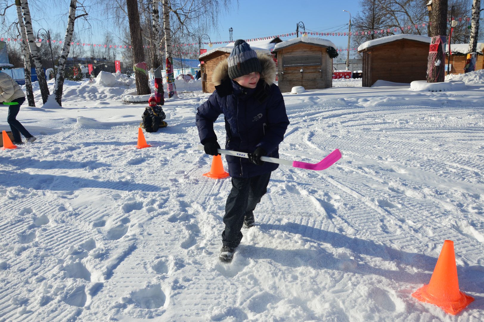 шатура, кто вперед, стартуют все, парки подмосковья, зима в подмомсковье, зима в парках, эстафета,