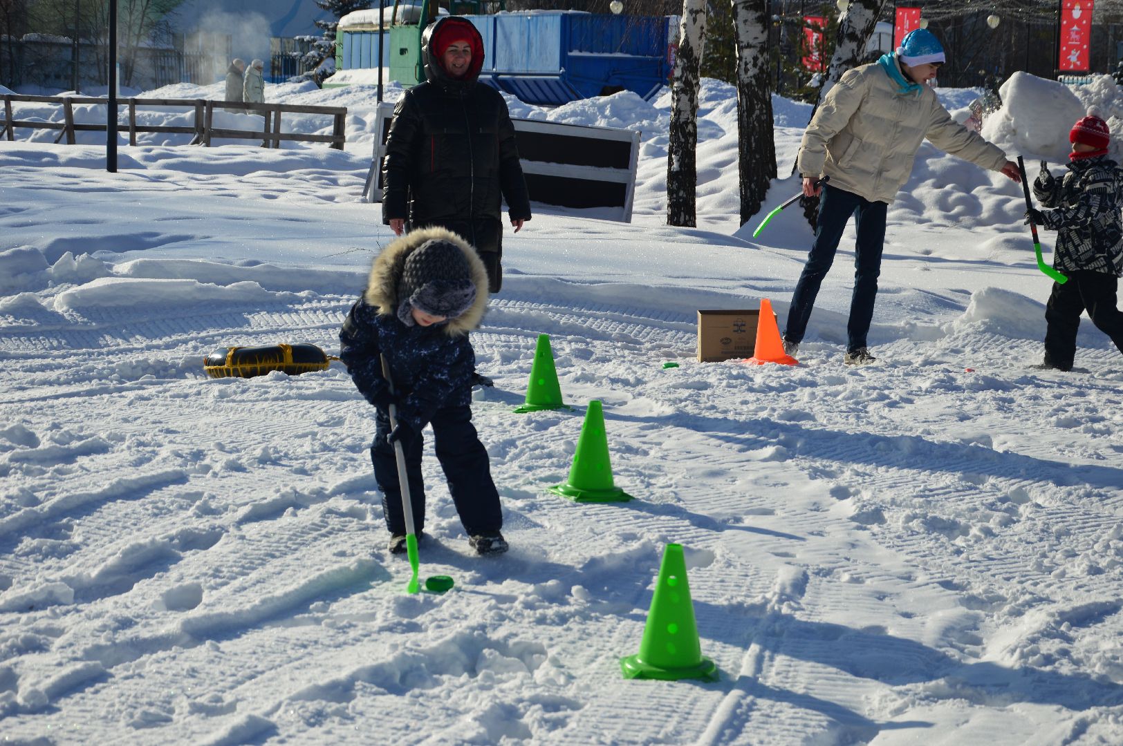 шатура, кто вперед, стартуют все, парки подмосковья, зима в подмомсковье, зима в парках, эстафета,