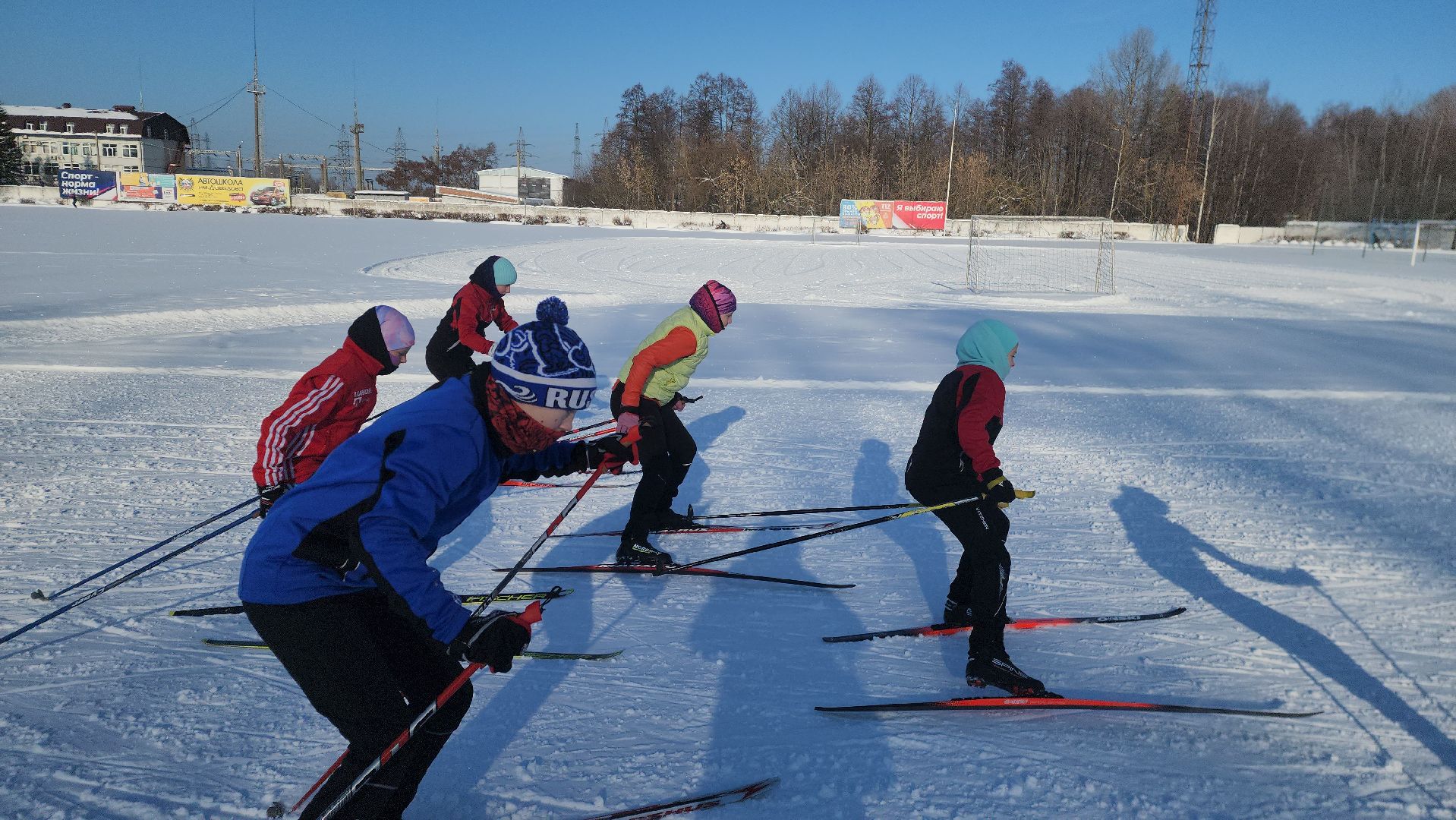 лыжи, семинар, шатура, городской парк, парки подмосковья, эстафета, лыжные гонки, зима в подмомсковье, зима в парках,