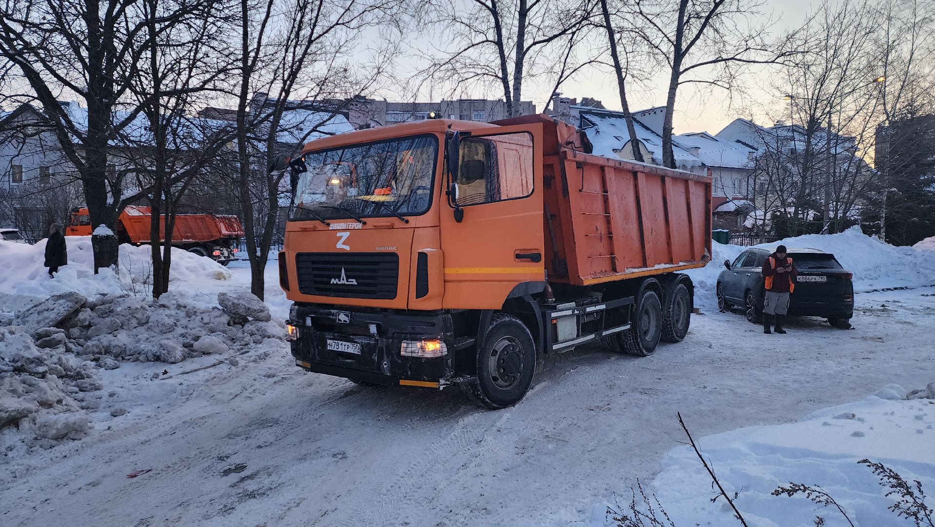 Подмосковье, Городской округ Пушкинский, Ивантеевка, городское хозяйство ивантеевка, Вывоз снега, ЖКХ,